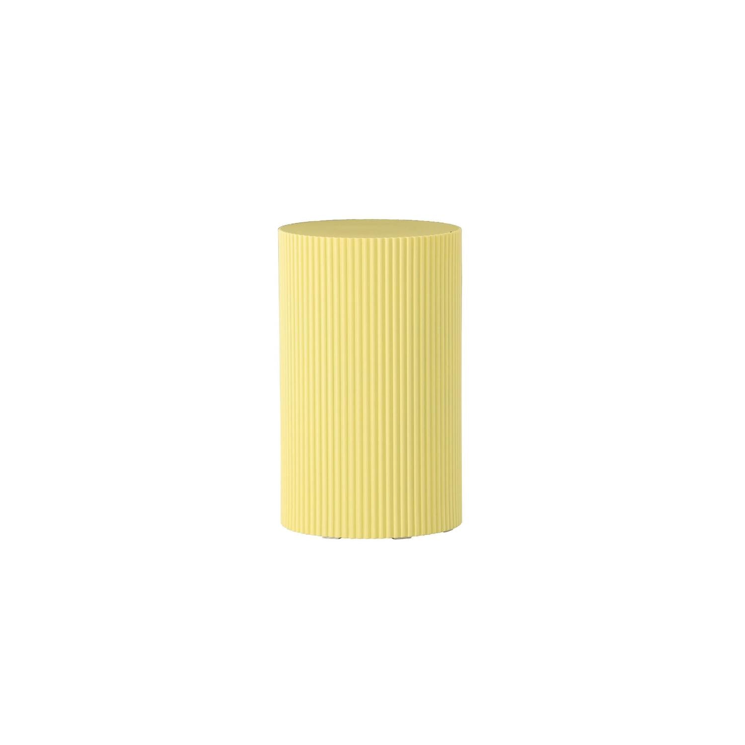 Beistelltisch Lenox Ø31cm - Hellgelb-Beistelltisch-Venture Home-le canapé