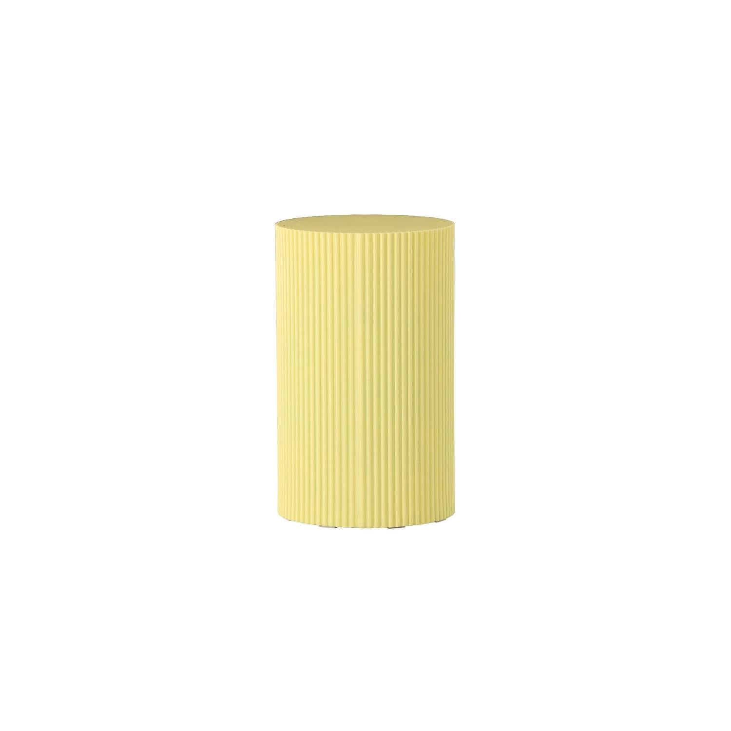 Beistelltisch Lenox Ø31cm - Hellgelb-Beistelltisch-Venture Home-le canapé
