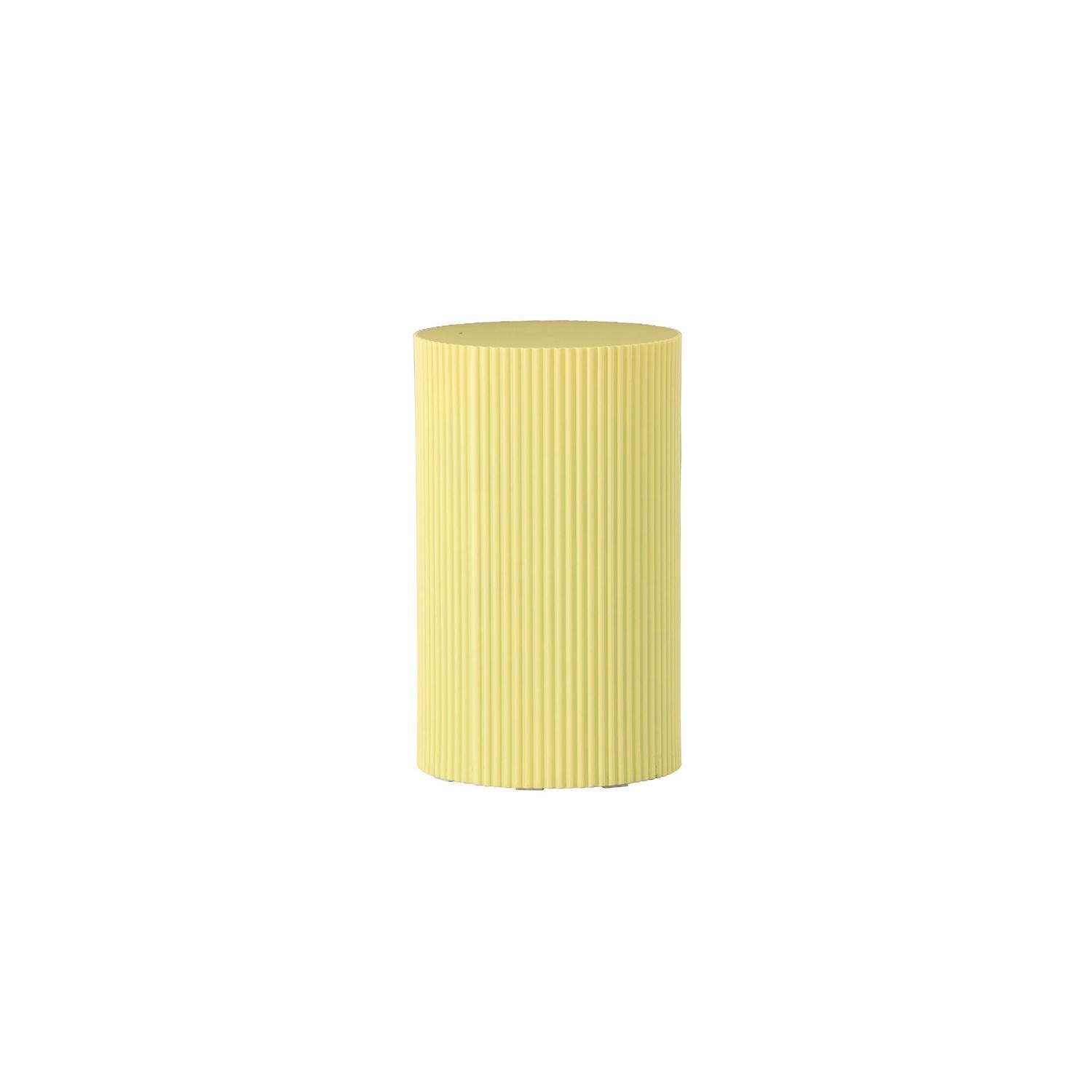 Beistelltisch Lenox Ø31cm - Hellgelb-Beistelltisch-Venture Home-le canapé