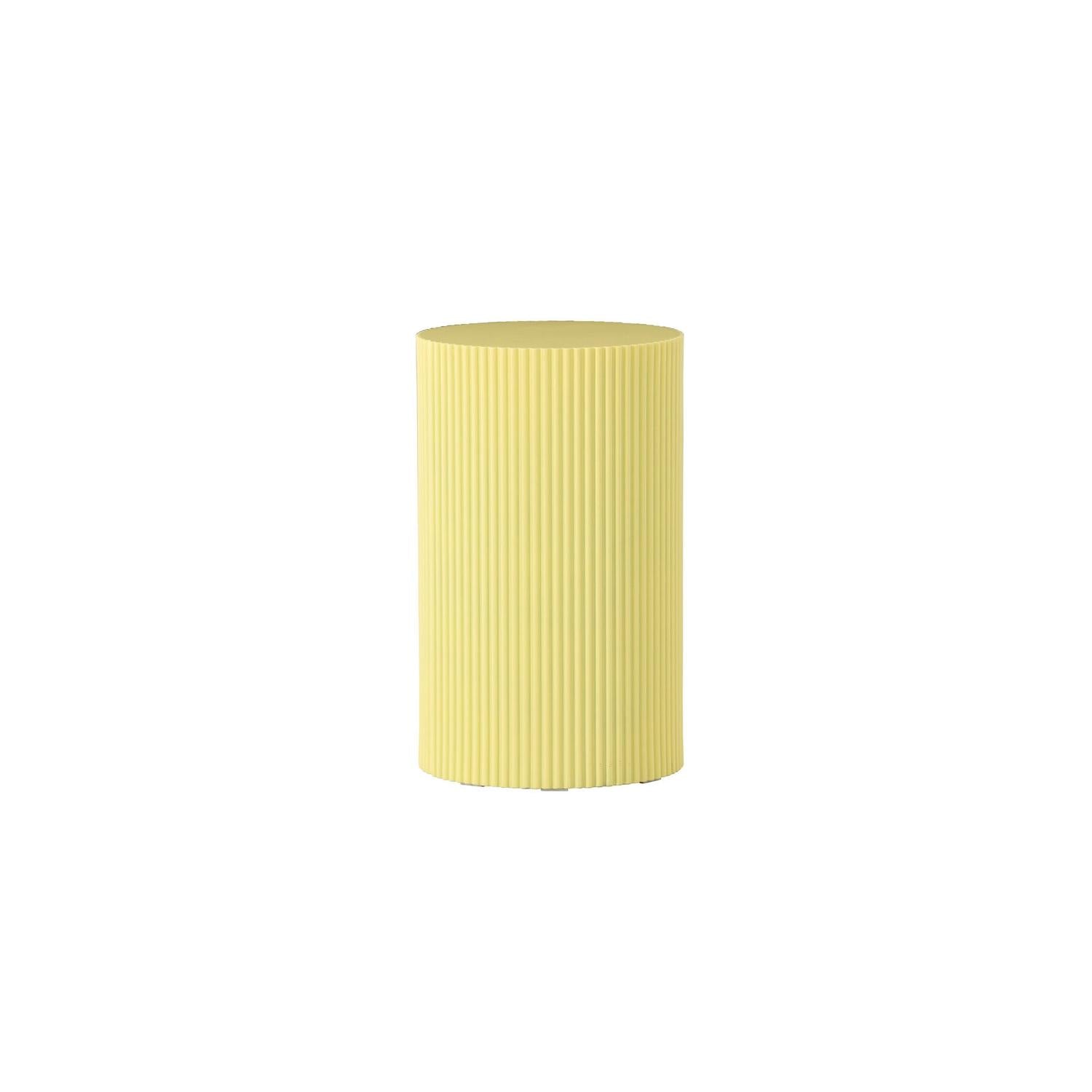 Beistelltisch Lenox Ø31cm - Hellgelb-Beistelltisch-Venture Home-le canapé
