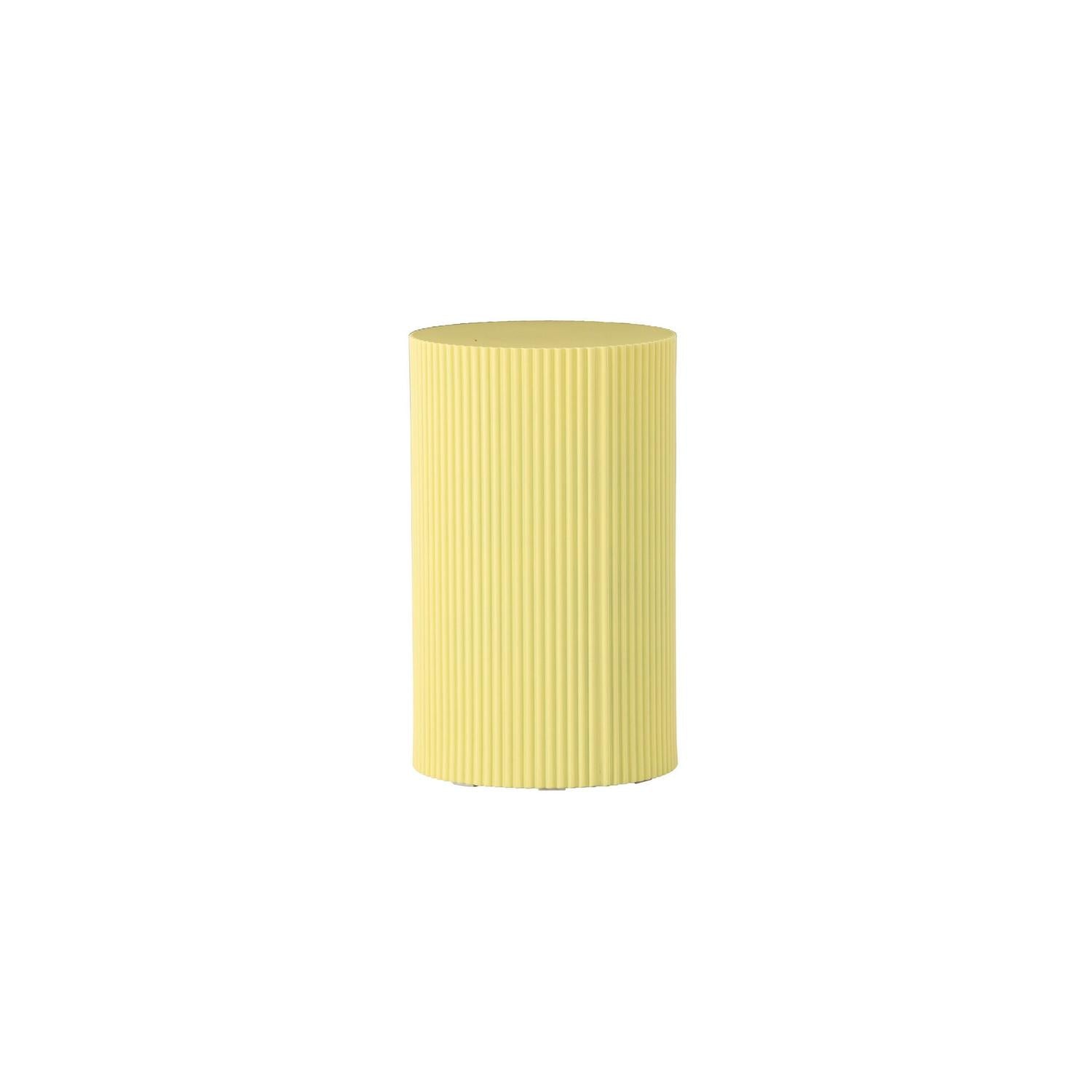 Beistelltisch Lenox Ø31cm - Hellgelb-Beistelltisch-Venture Home-le canapé