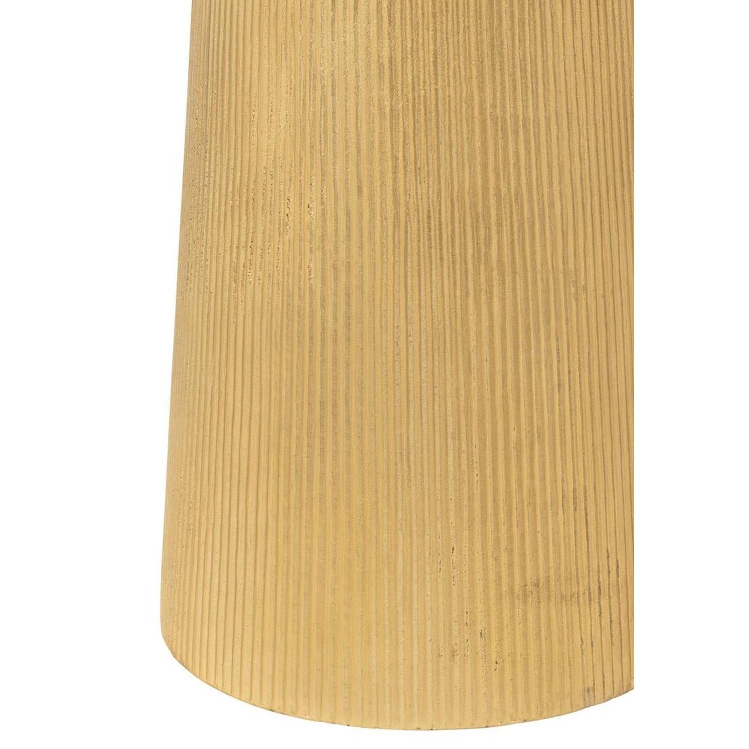 Beistelltisch Louane aus Aluminium Ø36cm - Gold-Beistelltische-J-Line-le canapé