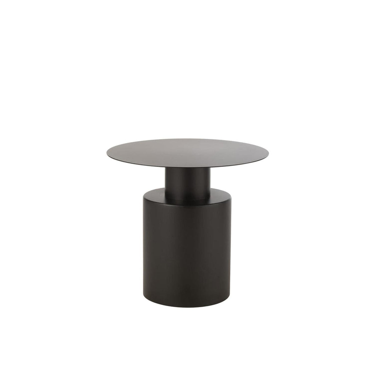 Beistelltisch Ludwig 55cm aus Metall - Schwarz-Beistelltische-J-Line-le canapé
