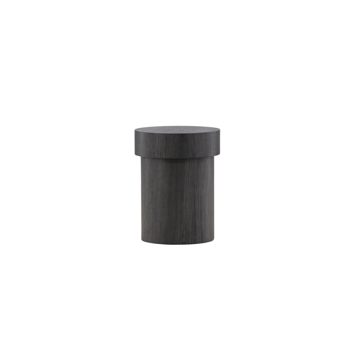 Beistelltisch Malung ⌀35cm - Schwarz-Beistelltische-Vind-le canapé