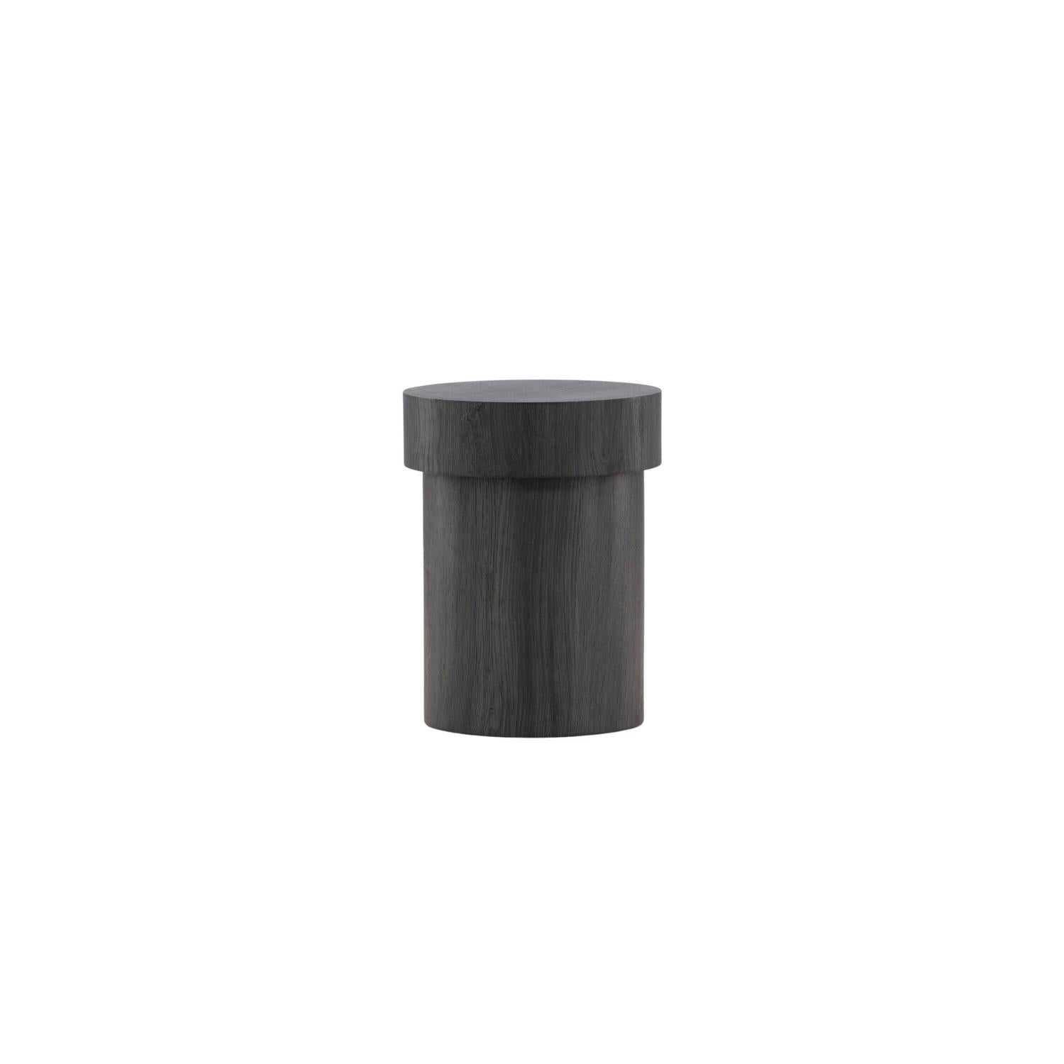 Beistelltisch Malung ⌀35cm - Schwarz-Beistelltische-Vind-le canapé