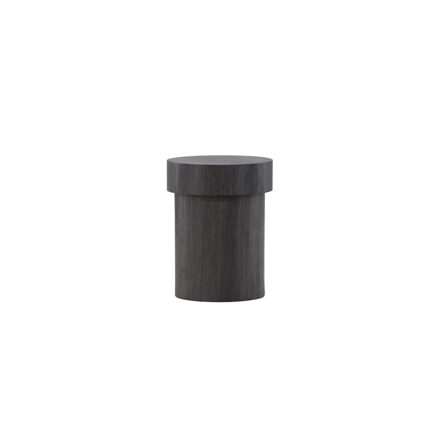 Beistelltisch Malung ⌀35cm - Schwarz-Beistelltische-Vind-le canapé