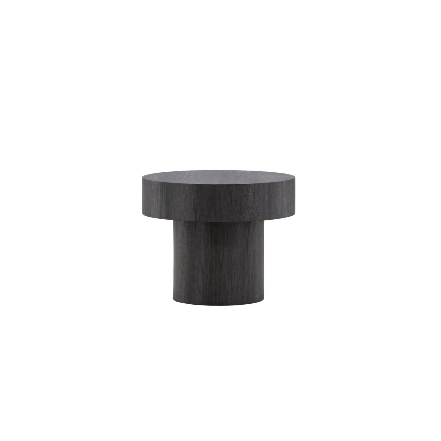 Beistelltisch Malung ⌀50cm - Schwarz-Beistelltisch-Vind-le canapé