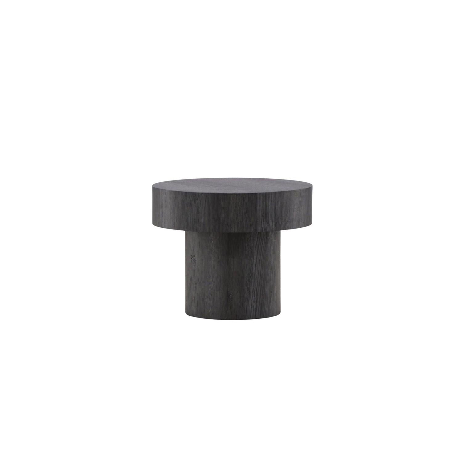 Beistelltisch Malung ⌀50cm - Schwarz-Beistelltisch-Vind-le canapé