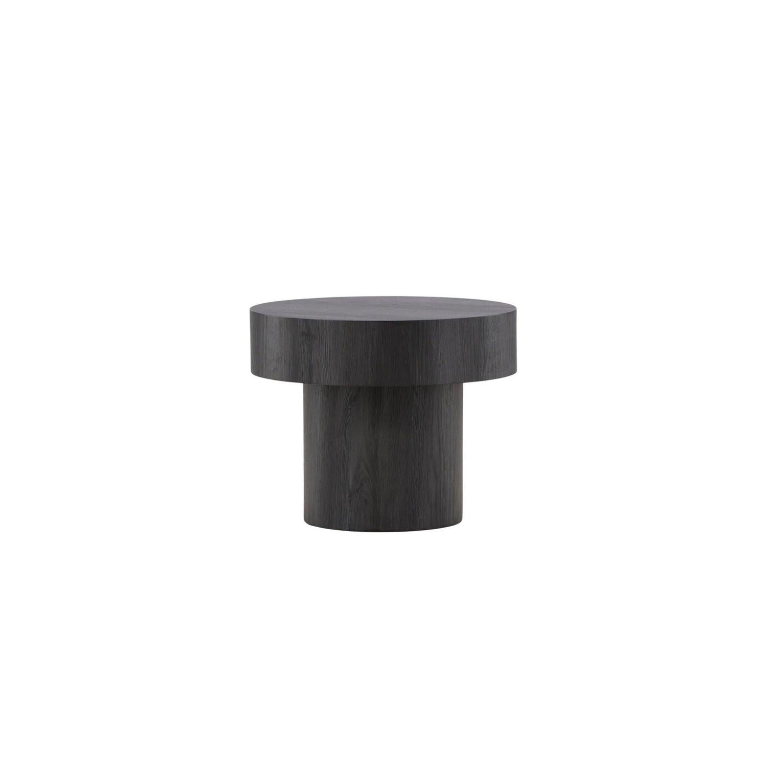 Beistelltisch Malung ⌀50cm - Schwarz-Beistelltisch-Vind-le canapé