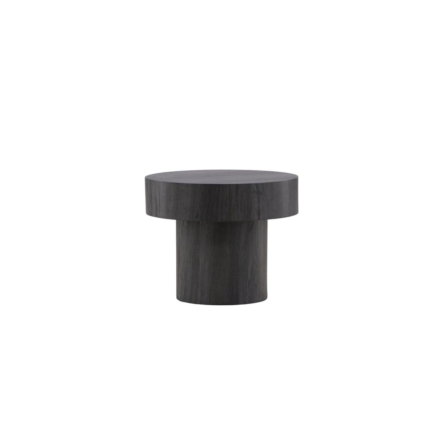 Beistelltisch Malung ⌀50cm - Schwarz-Beistelltische-Vind-le canapé