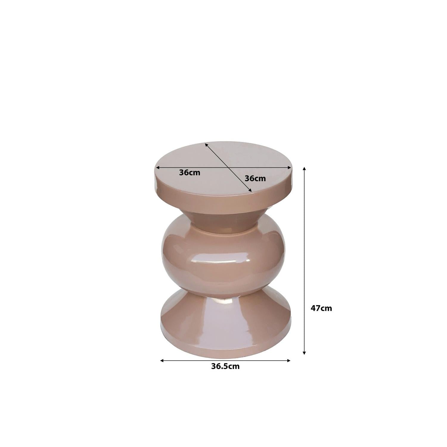 Beistelltisch Ole Vintage Ø36cm - Rosa-Beistelltische-Livingfurn-le canapé