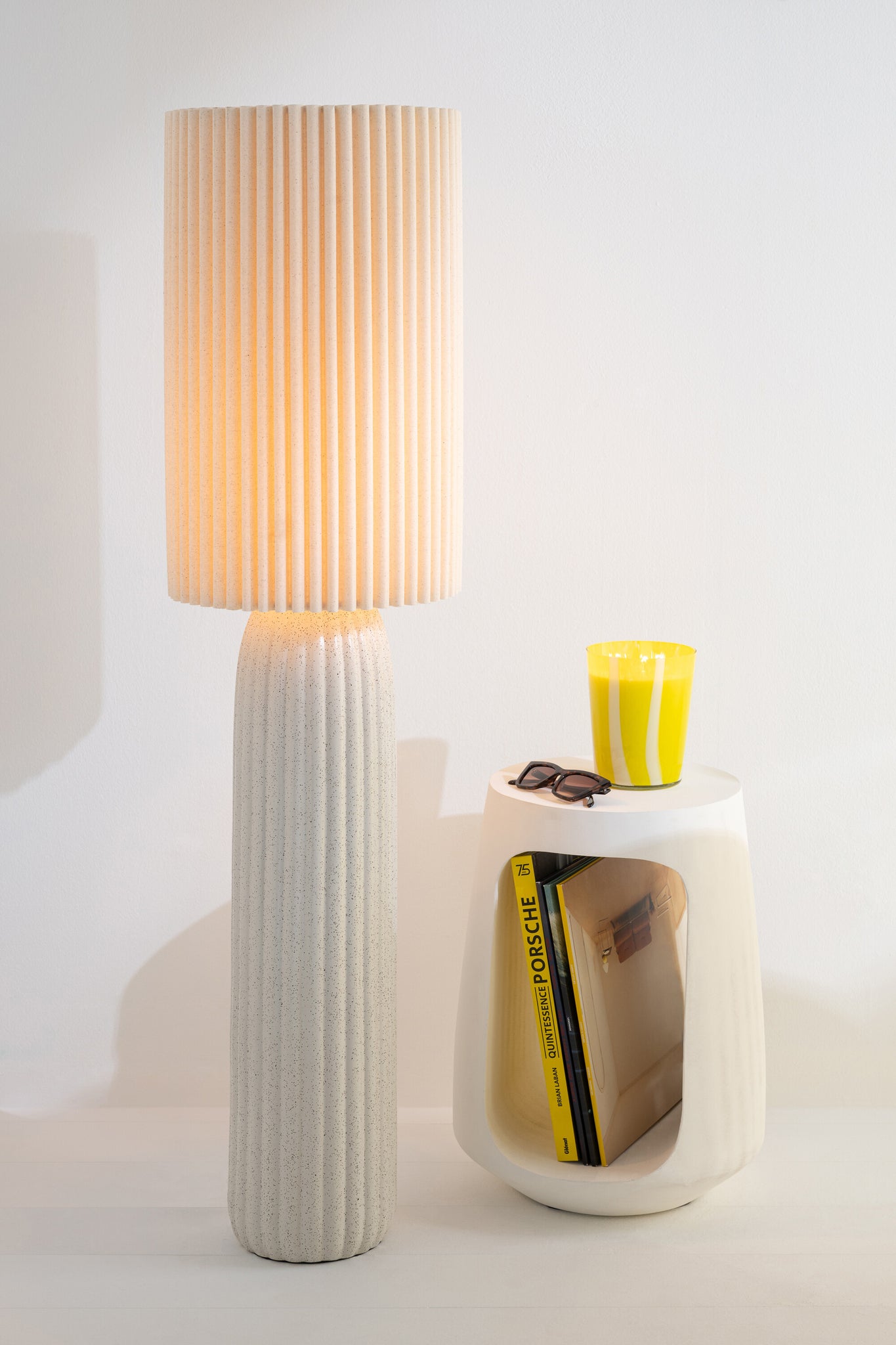 Beistelltisch Pod aus Mangoholz - Beige-Beistelltische-J-Line-le canapé