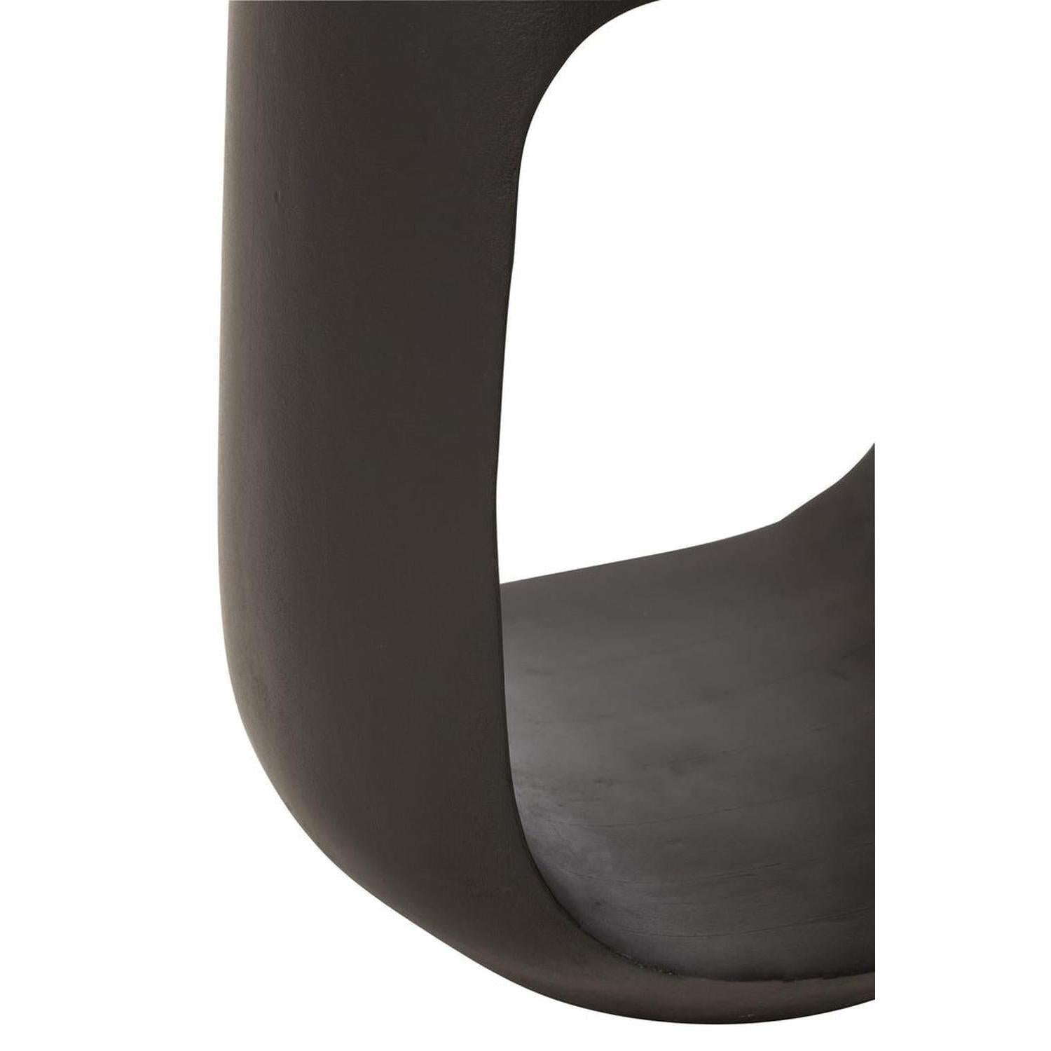 Beistelltisch Pod aus Mangoholz - Schwarz-Beistelltische-J-Line-le canapé
