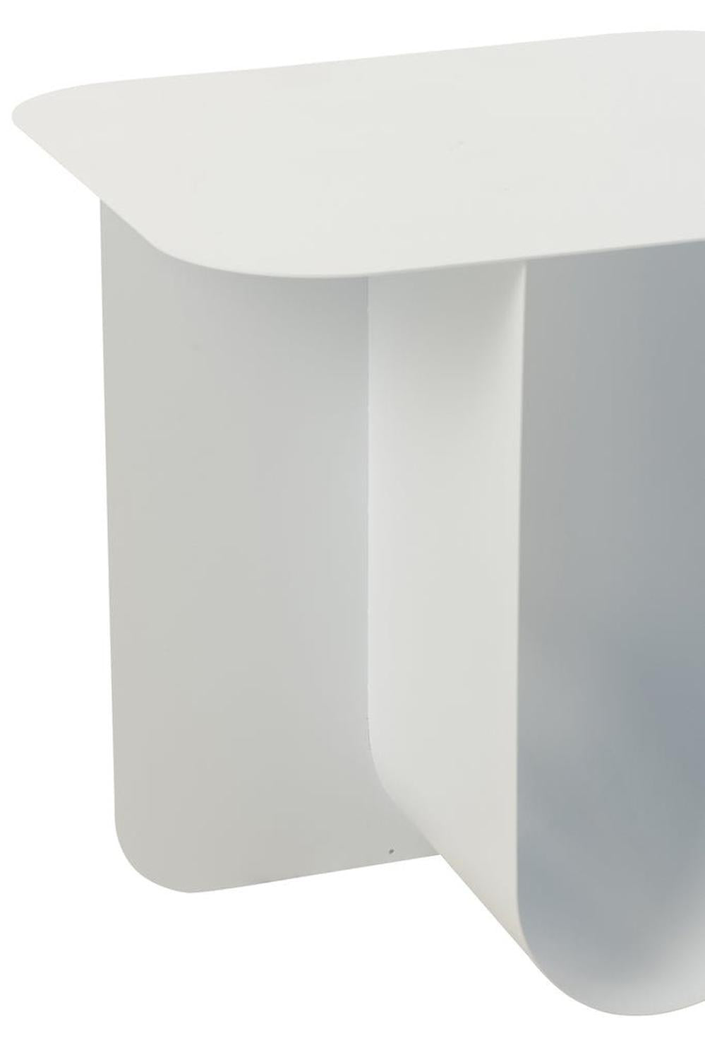Beistelltisch Quadrat aus Metall - Weiß5400924513337Beistelltisch