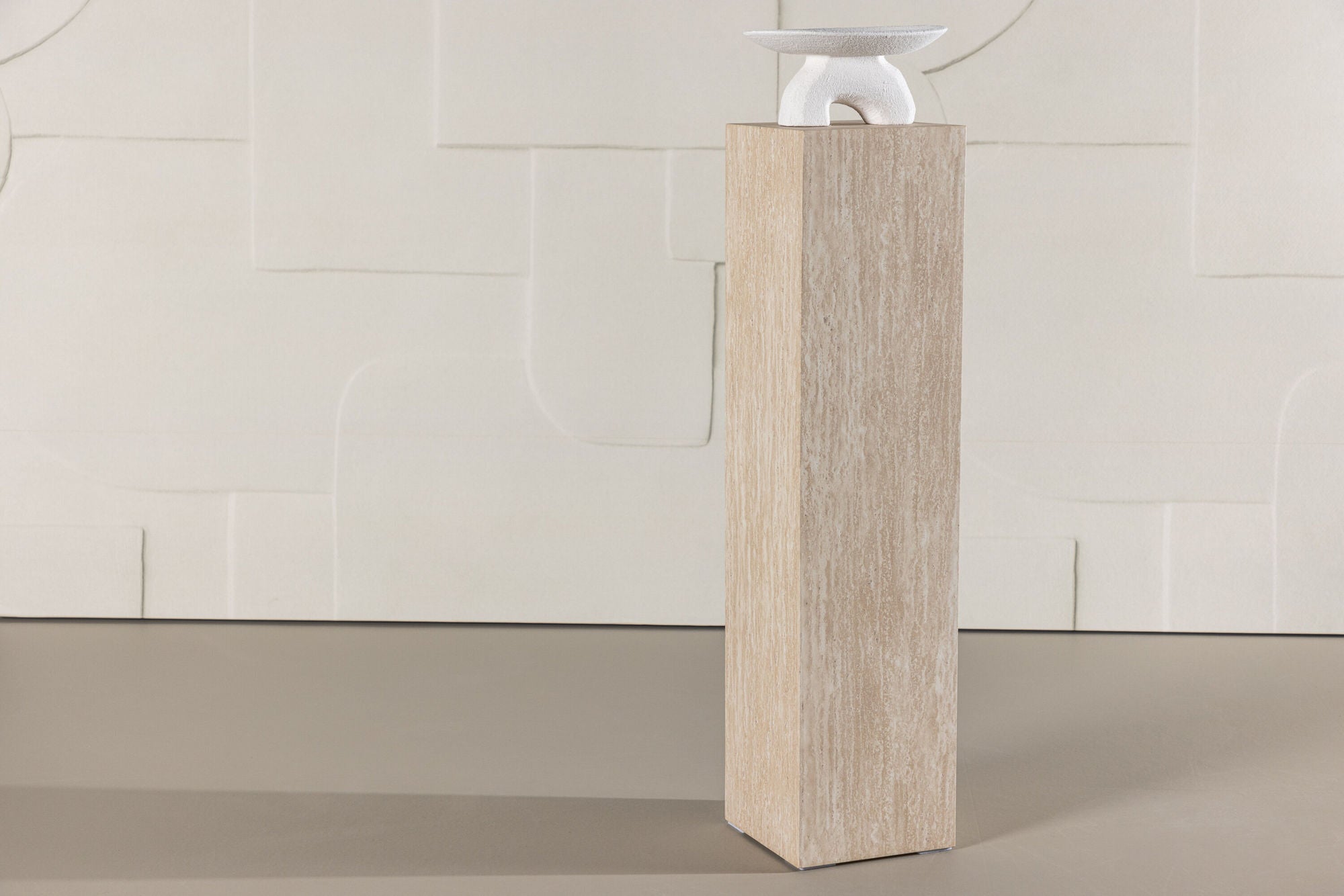 Beistelltisch Ramsvik 95cm - Beige-Beistelltische-Vind-le canapé