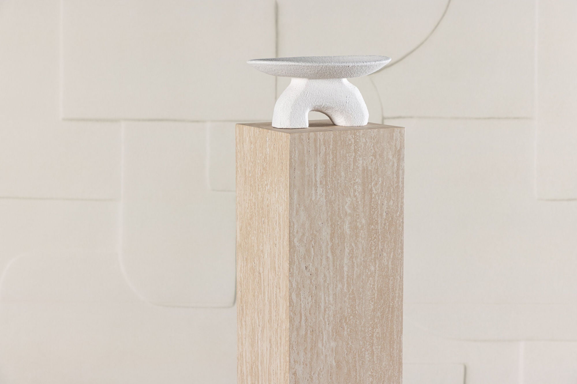 Beistelltisch Ramsvik 95cm - Beige-Beistelltische-Vind-le canapé