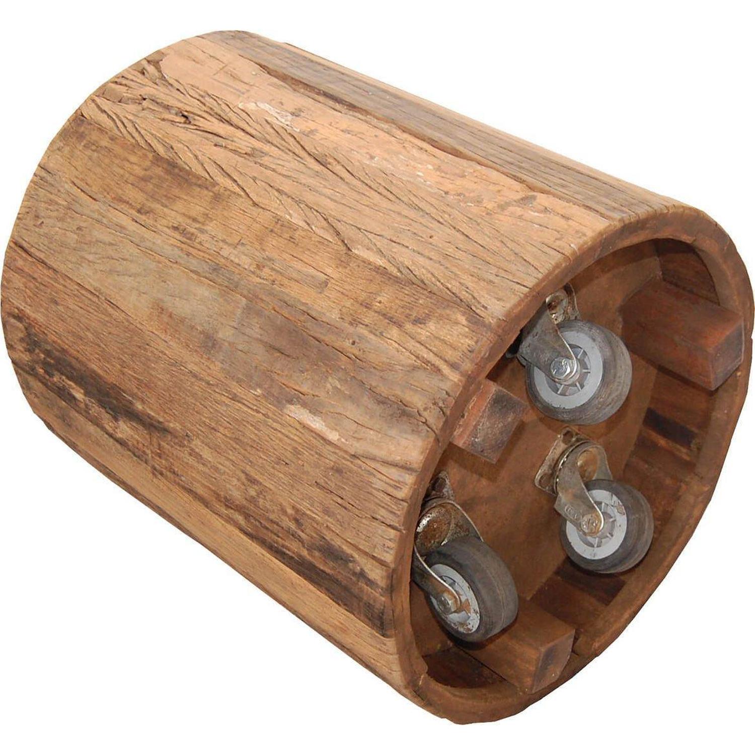 Beistelltisch San Francisco Ø40cm - Recyclingholz-Beistelltische-Trademark Living-le canapé