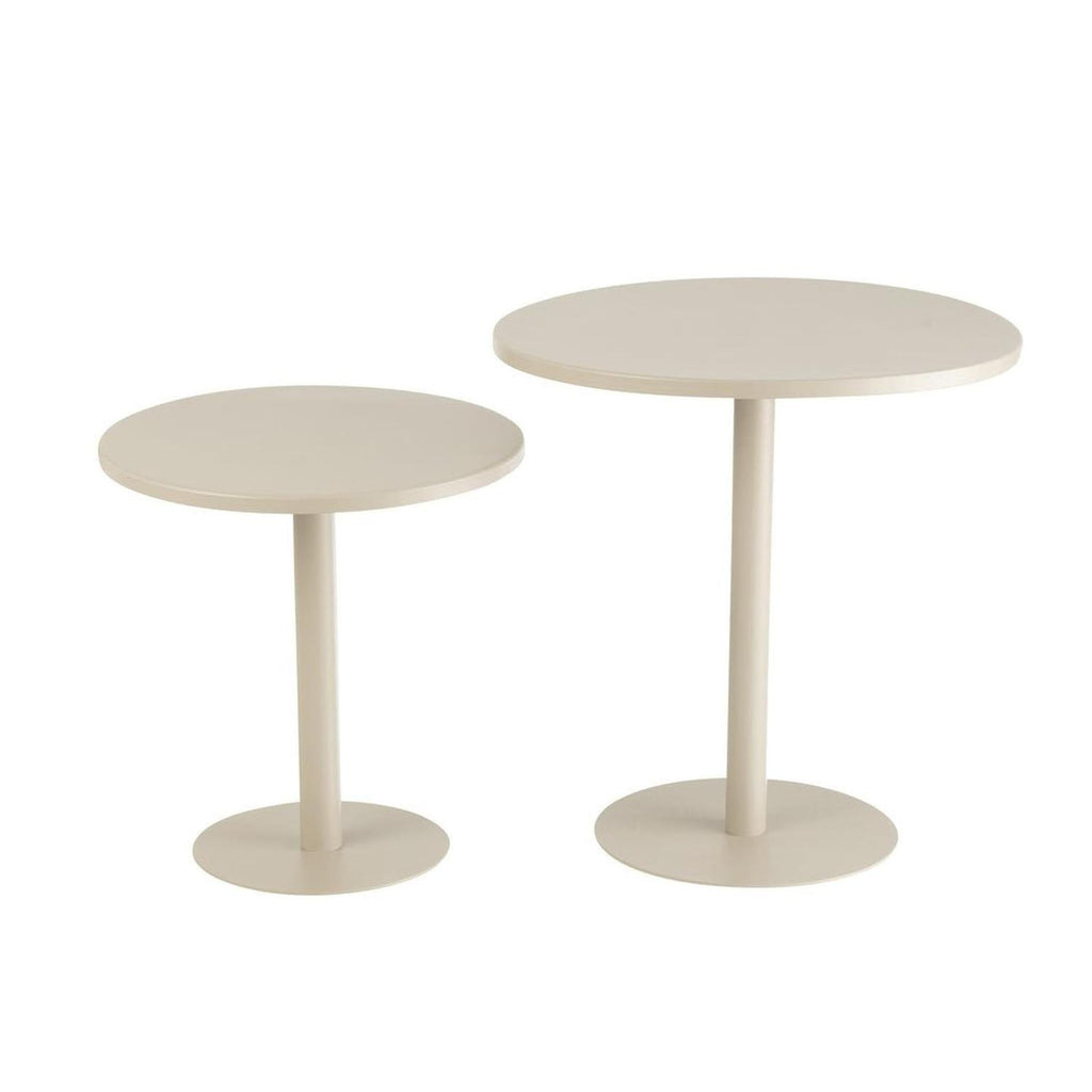 Beistelltisch - Set rund aus Eisen - Greige5400924462802Beistelltisch