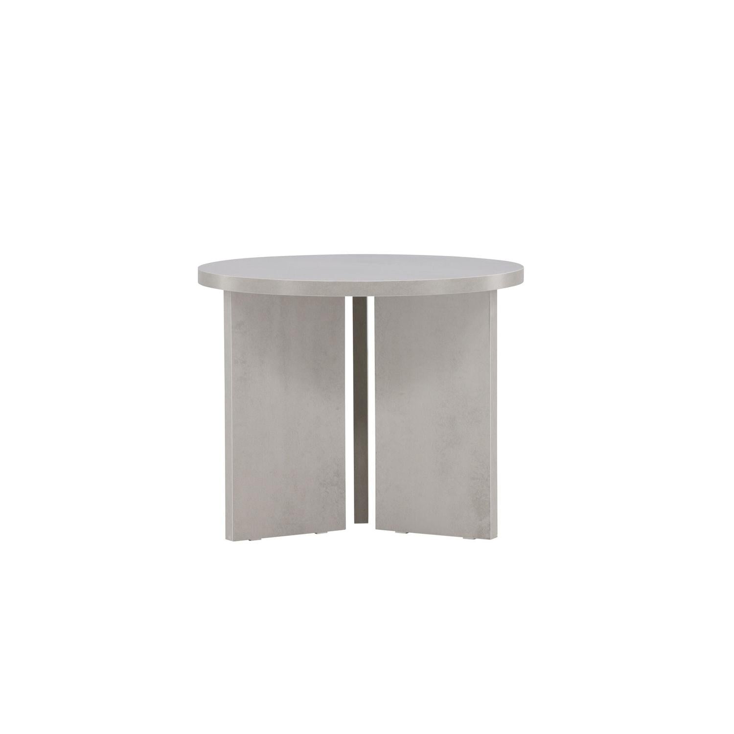 Beistelltisch Söderhamn Ø55cm - Silber-Beistelltische-Venture Home-le canapé