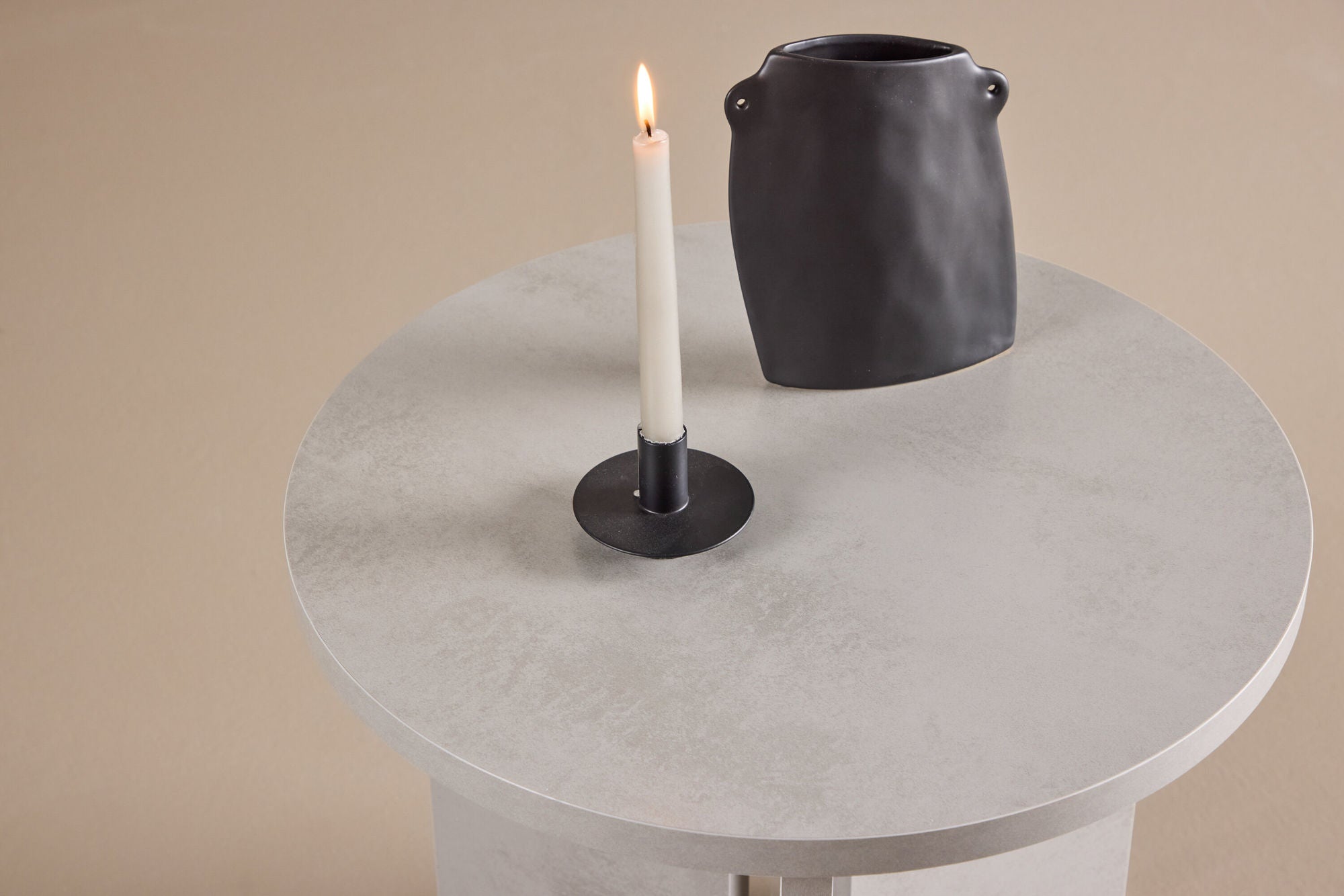 Beistelltisch Söderhamn Ø55cm - Silber-Beistelltische-Venture Home-le canapé