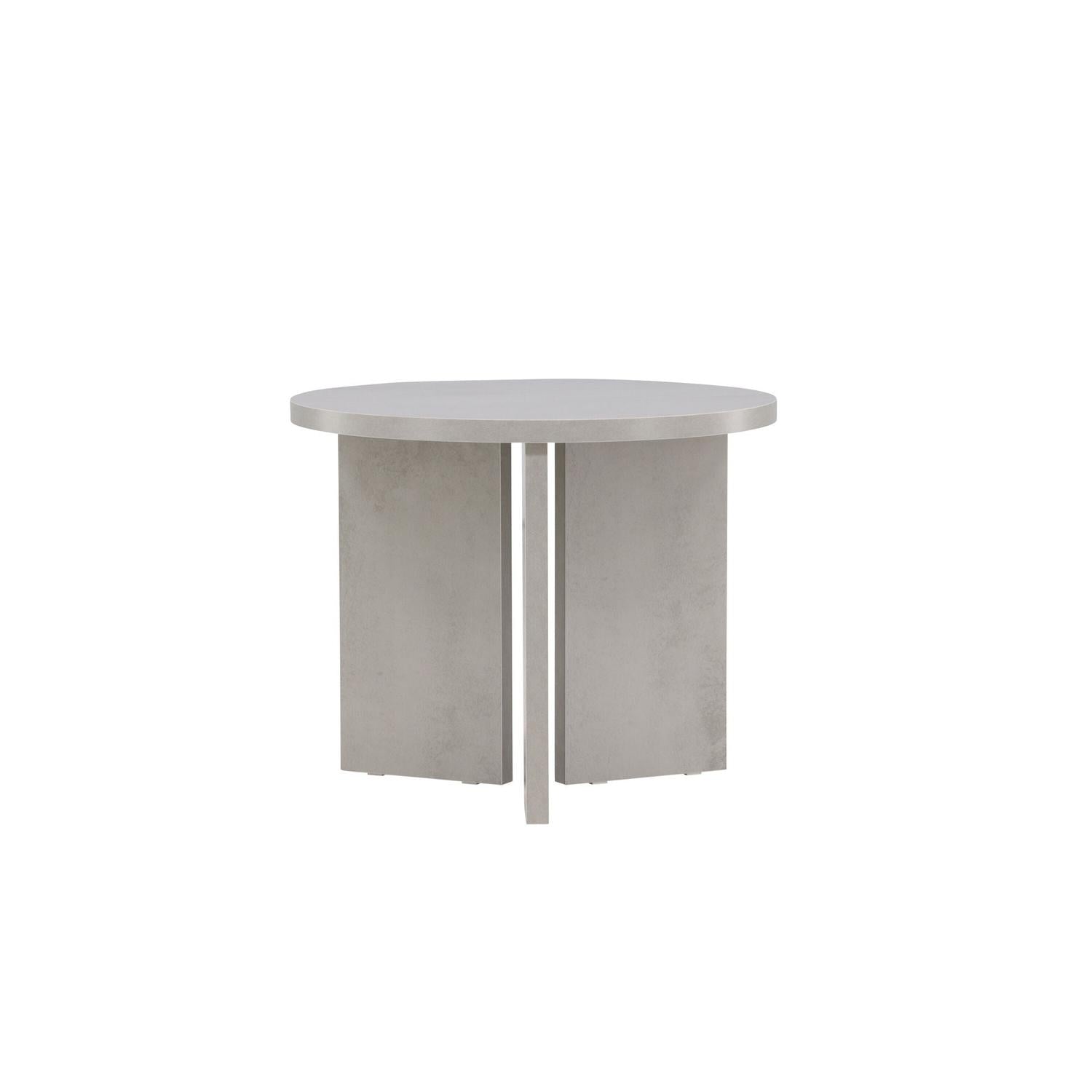 Beistelltisch Söderhamn Ø55cm - Silber-Beistelltische-Venture Home-le canapé