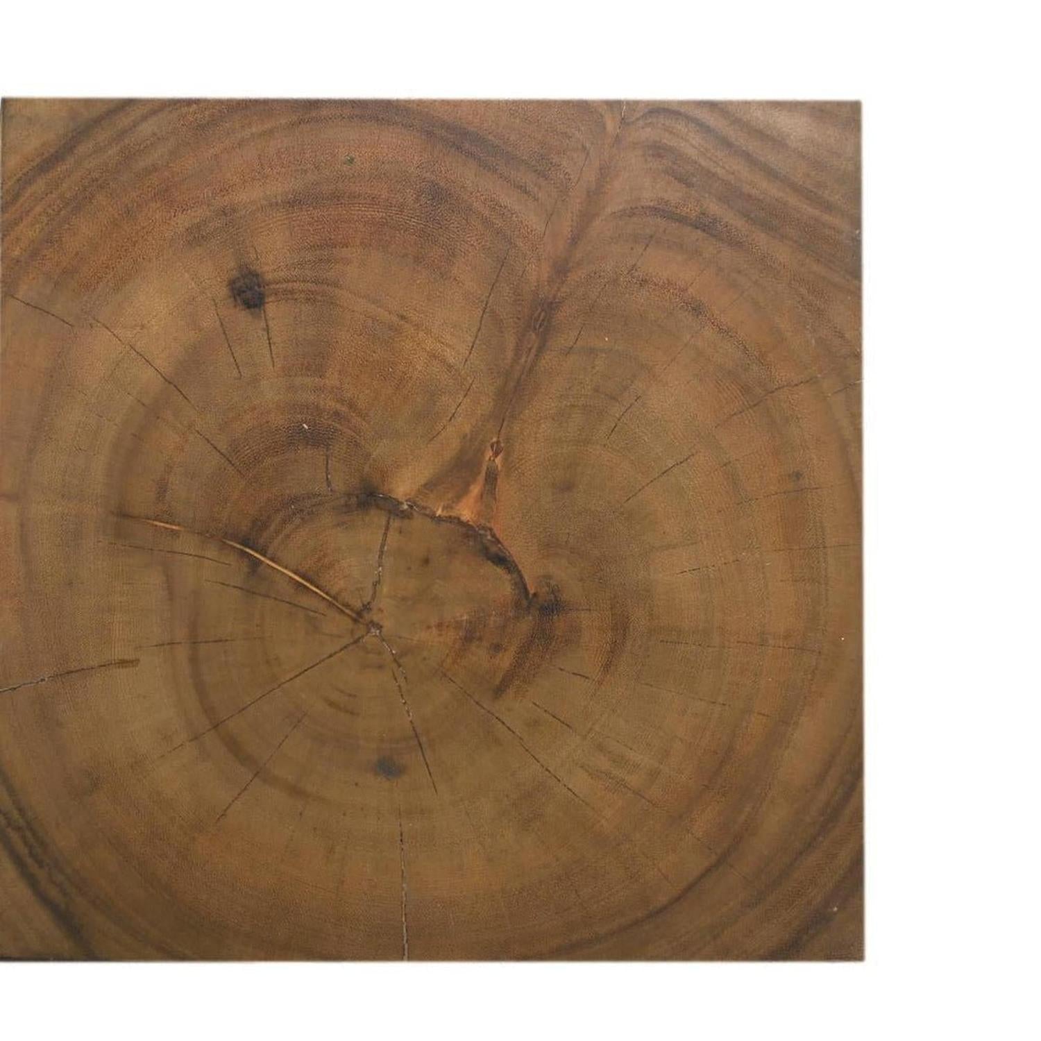 Beistelltisch Spiral aus Munggur-Holz -Natur-Beistelltisch-HSM Collection-le canapé