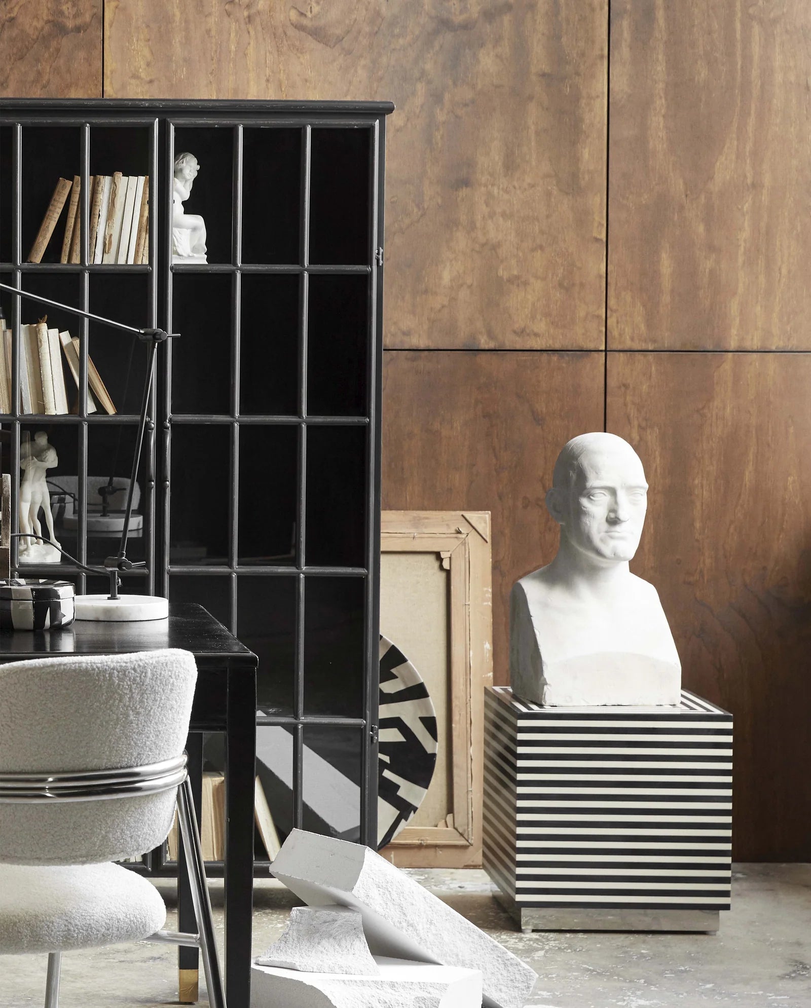 Beistelltisch Taura - Schwarz/Elfenbein-Beistelltische-Nordal A/S-le canapé