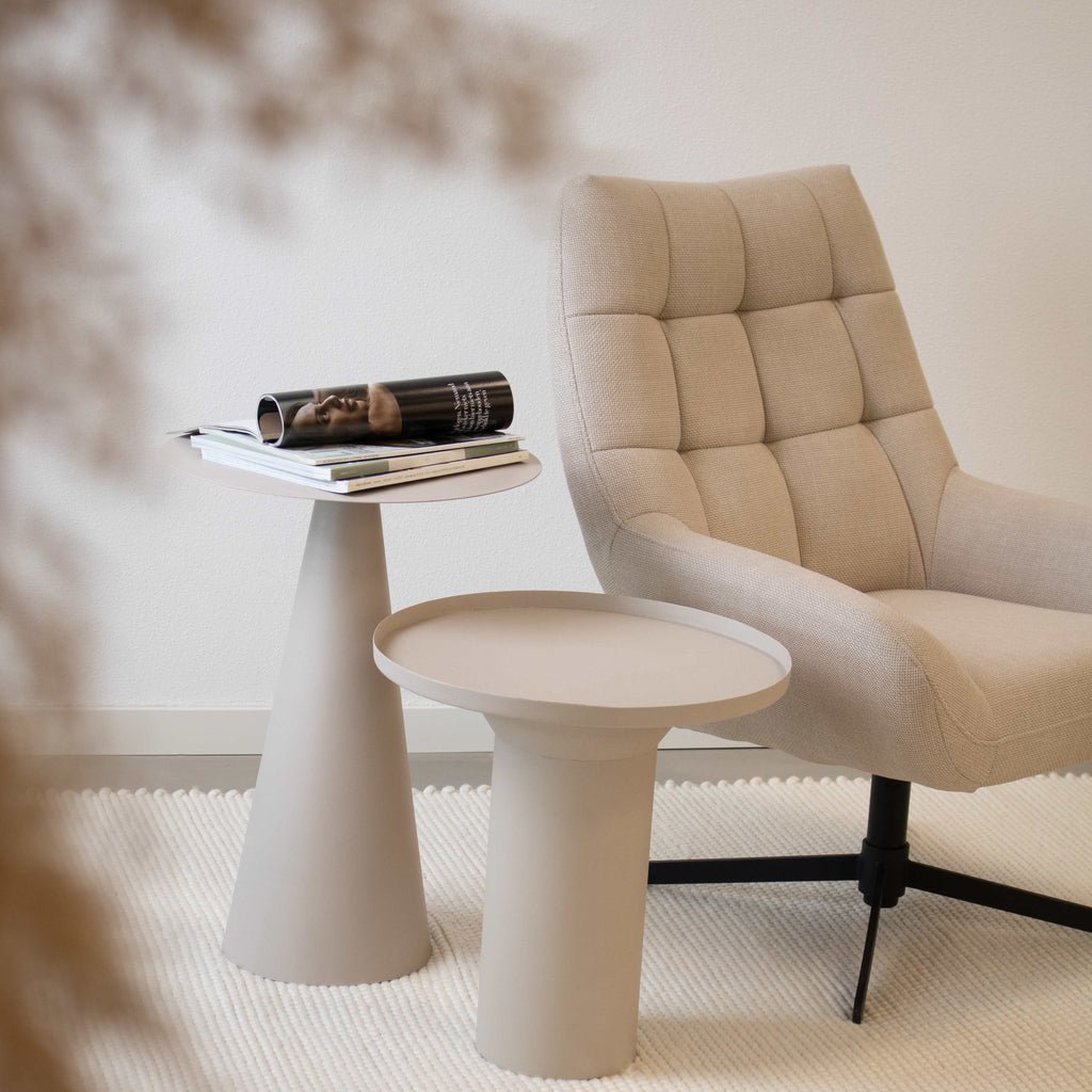 Beistelltisch Vic large - Beige-Beistelltische-Kick Collection-le canapé