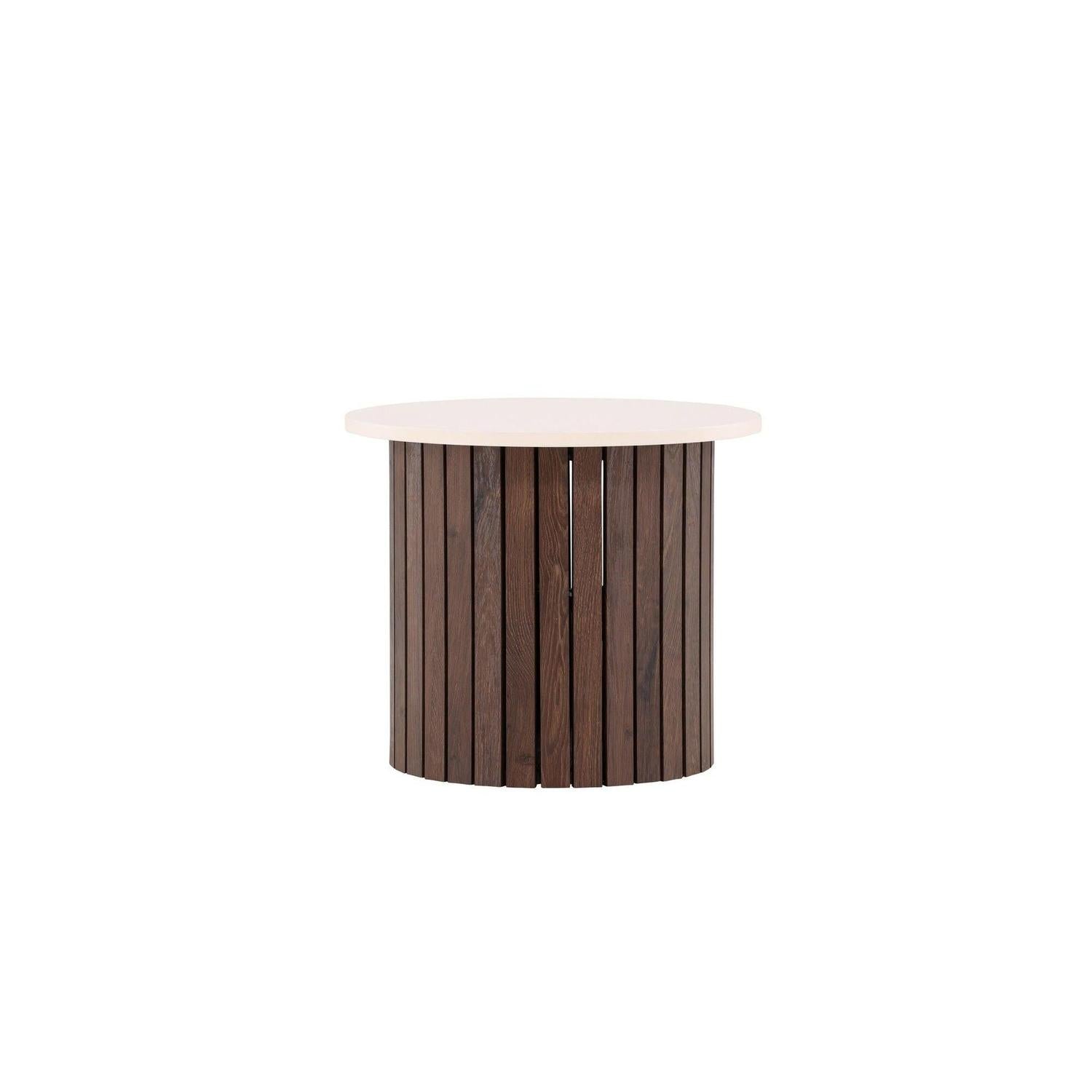 Beistelltisch Visingsö ⌀52cm - Beige-Beistelltisch-Vind-le canapé