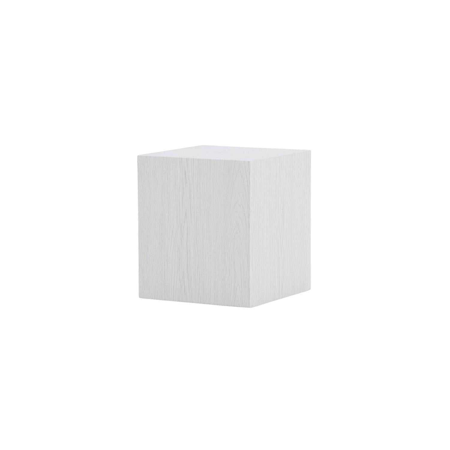 Beistelltisch York 40*40cm - Cremeweiß-Beistelltisch-Venture Home-le canapé
