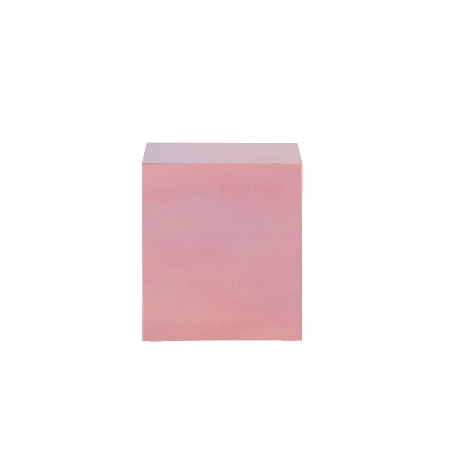 Beistelltisch York 40*40cm - Pink-Beistelltisch-Venture Home-le canapé