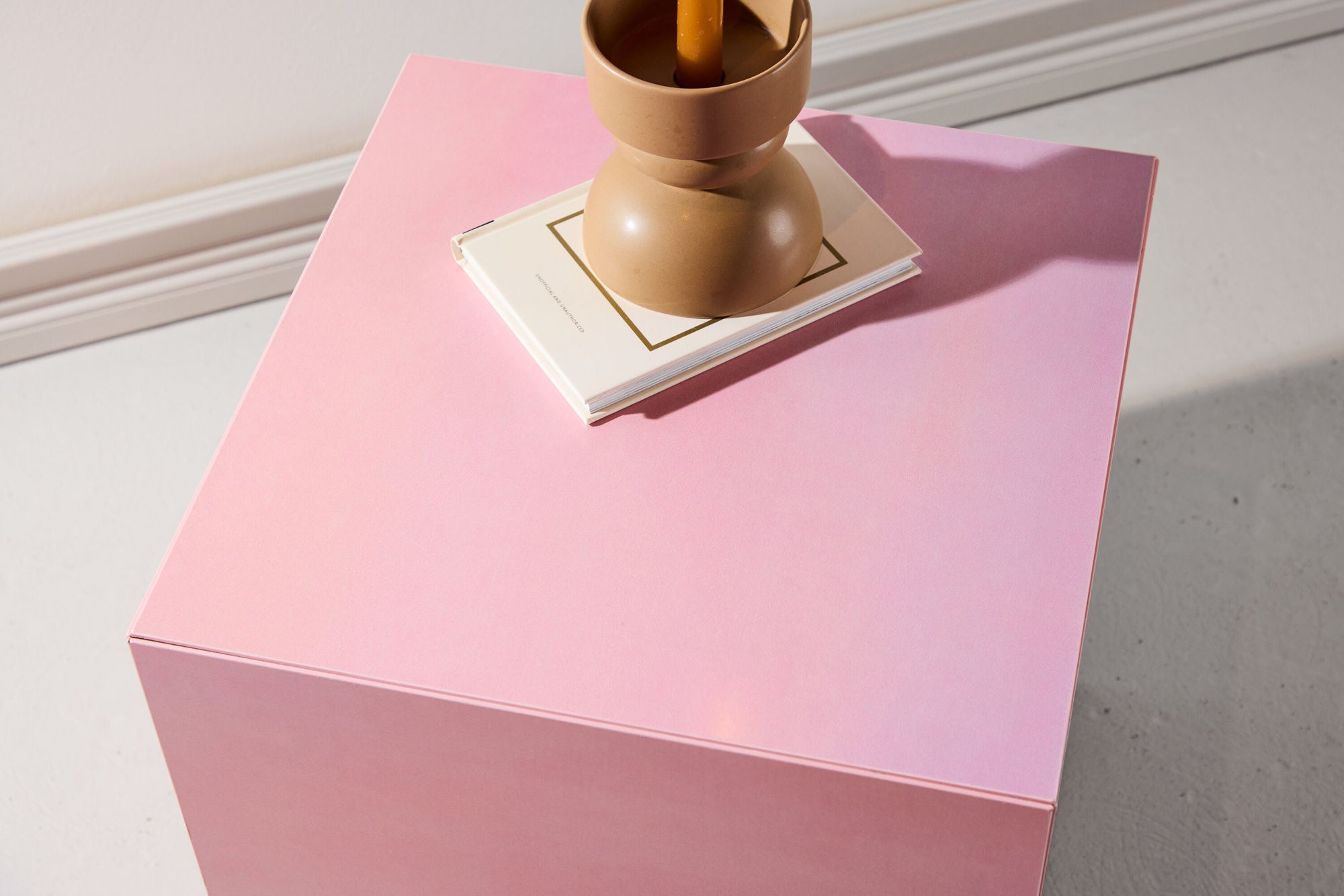 Beistelltisch York 40*40cm - Pink-Beistelltisch-Venture Home-le canapé