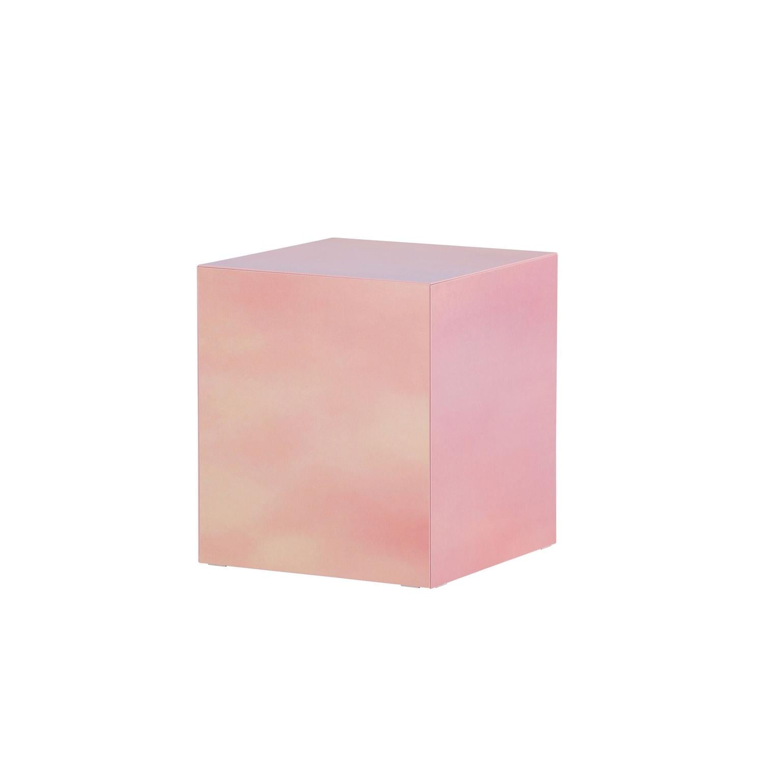 Beistelltisch York 40*40cm - Pink-Beistelltisch-Venture Home-le canapé