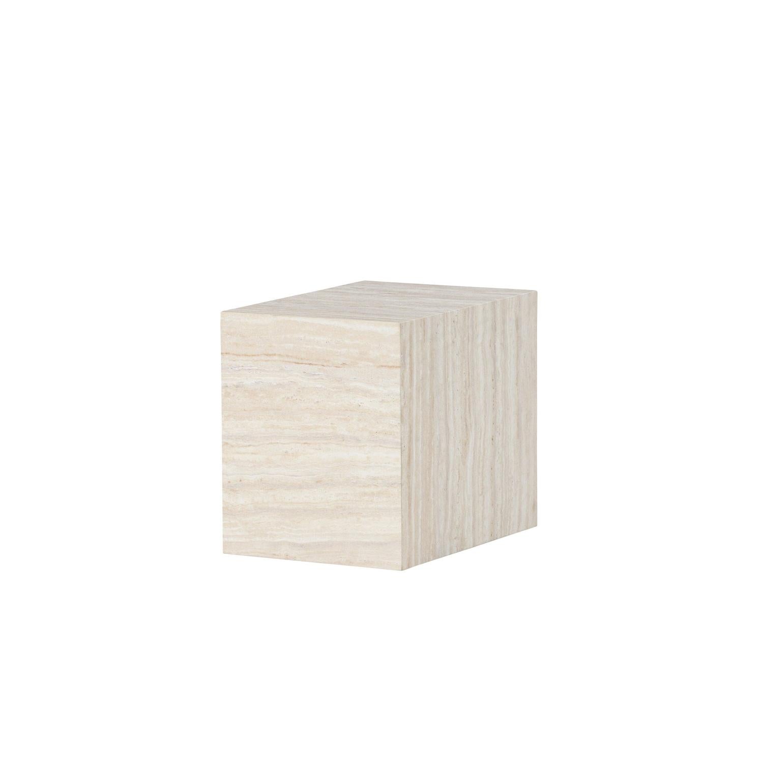 Beistelltisch York Side Table - Travertineoptik-Beistelltisch-Venture Home-le canapé
