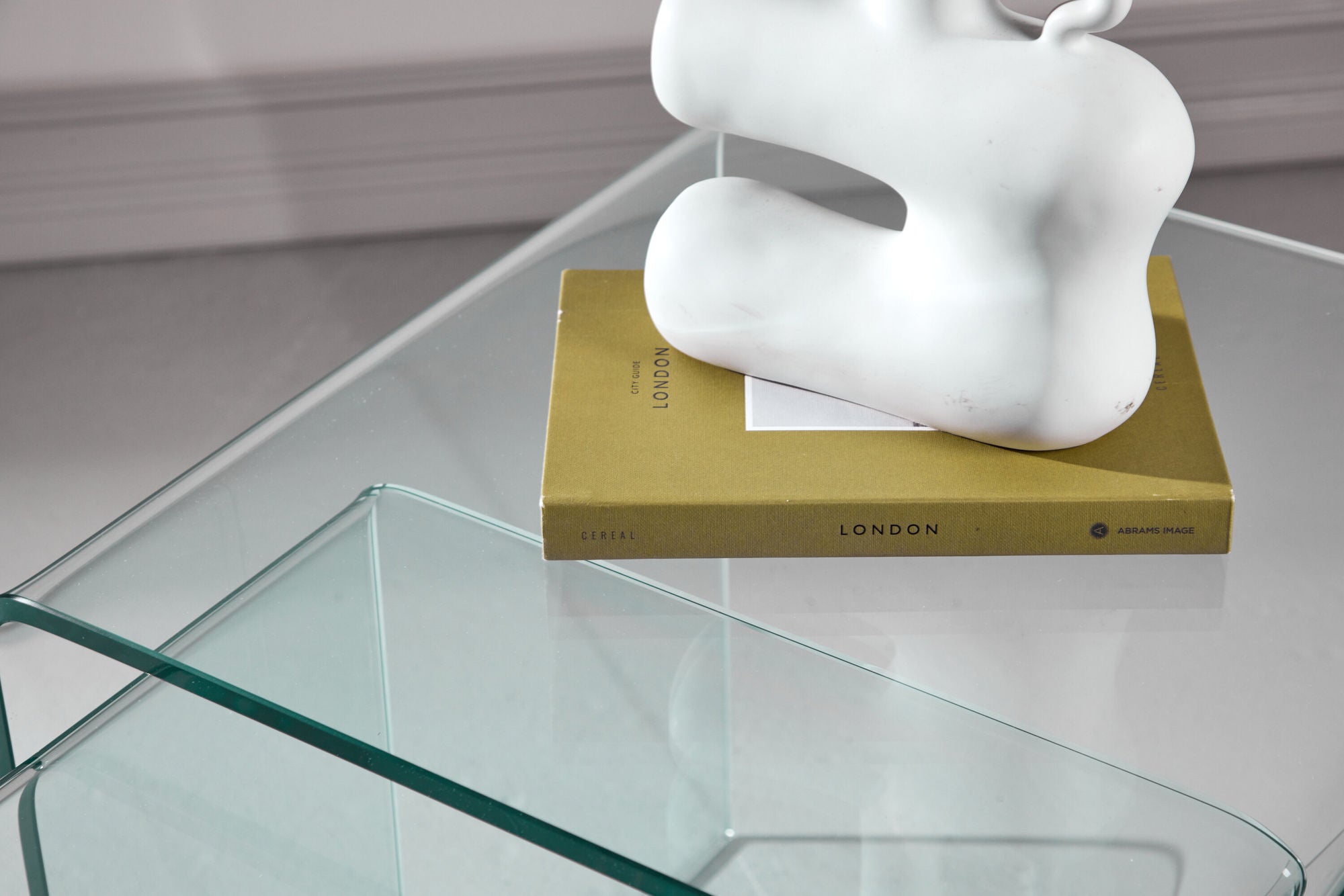 Beistelltische Telemark aus Glas, 2er-Set - Glas-Beistelltisch-Venture Home-le canapé