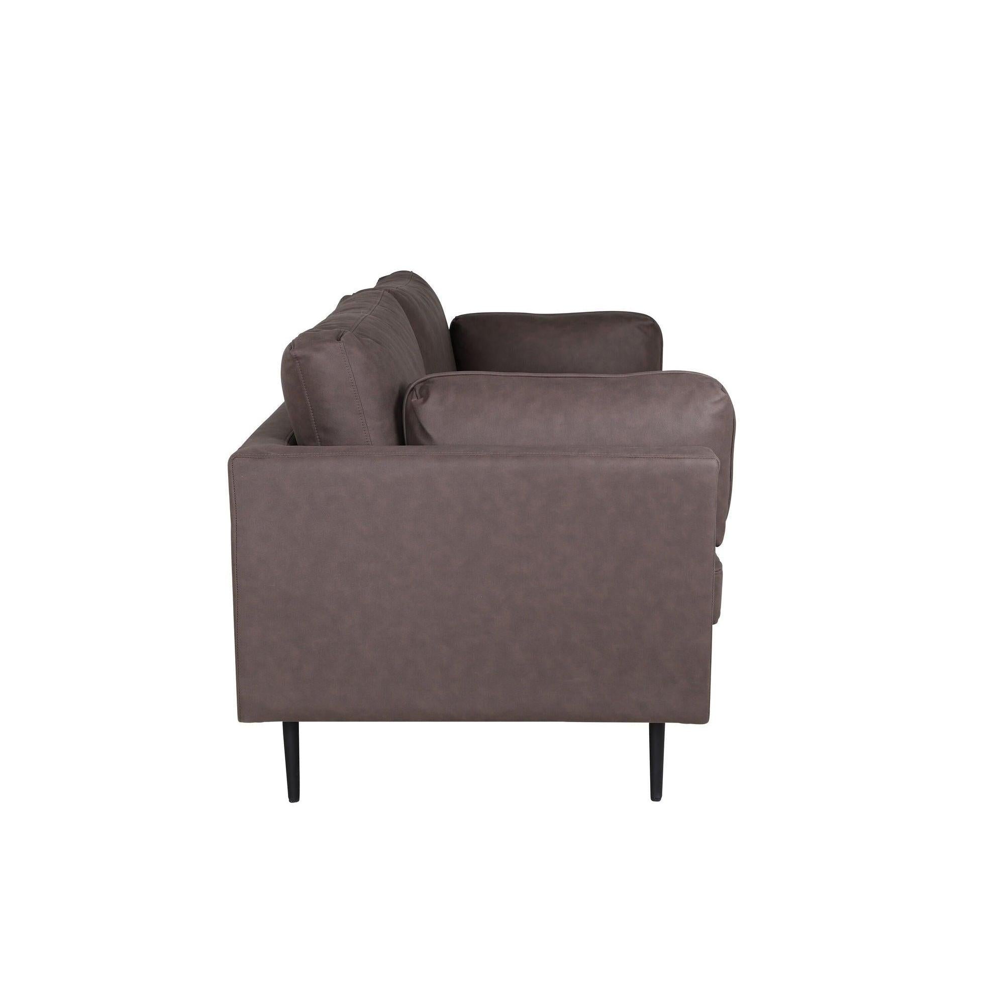 Boom 2 - Sitzer Sofa in Mikrofaser - BraunEinzelsofas