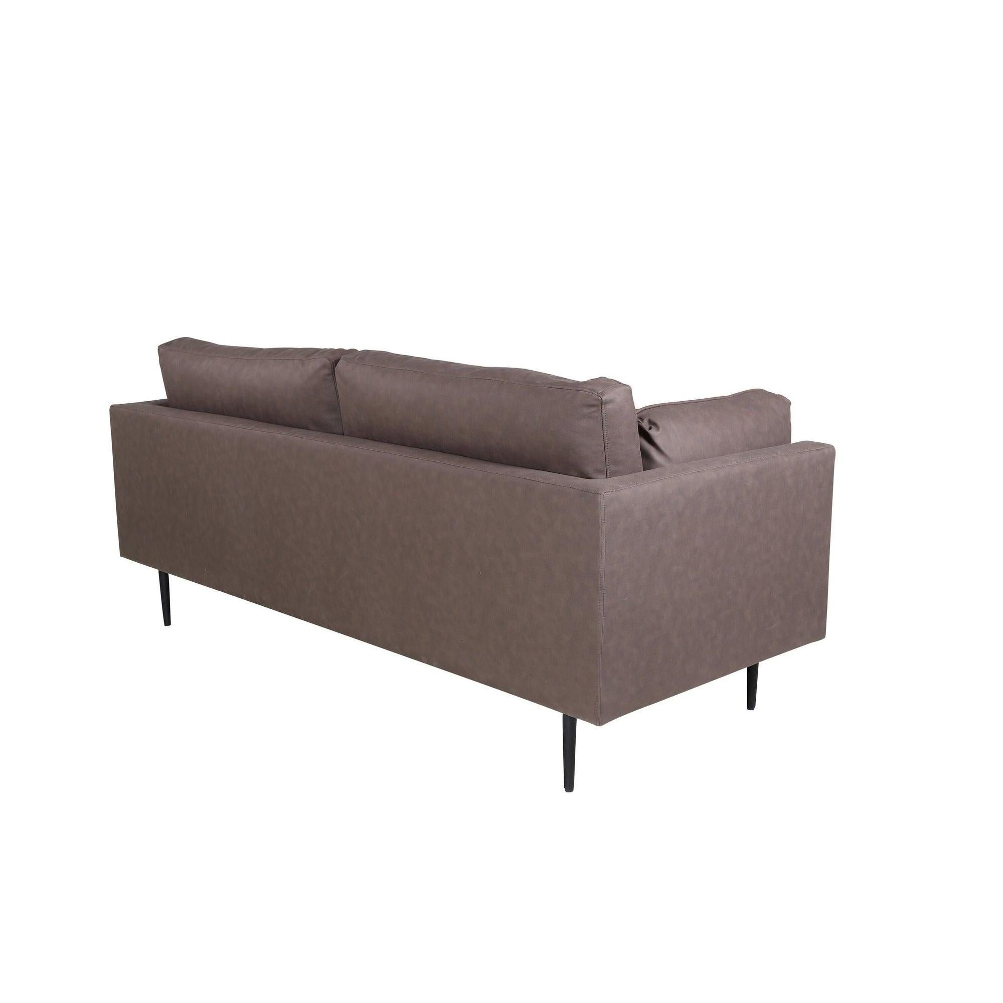 Boom 2 - Sitzer Sofa in Mikrofaser - BraunEinzelsofas