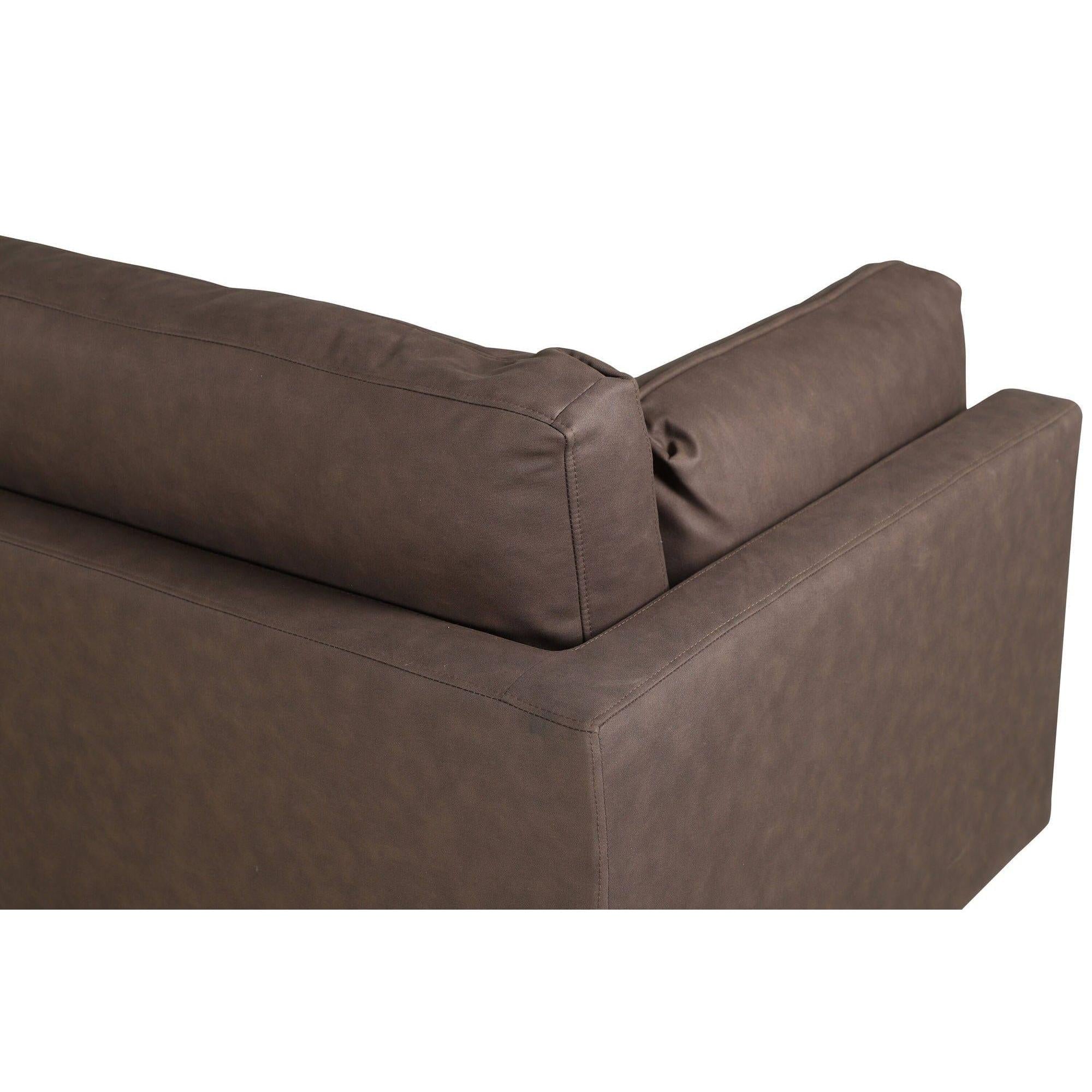 Boom 2 - Sitzer Sofa in Mikrofaser - BraunEinzelsofas