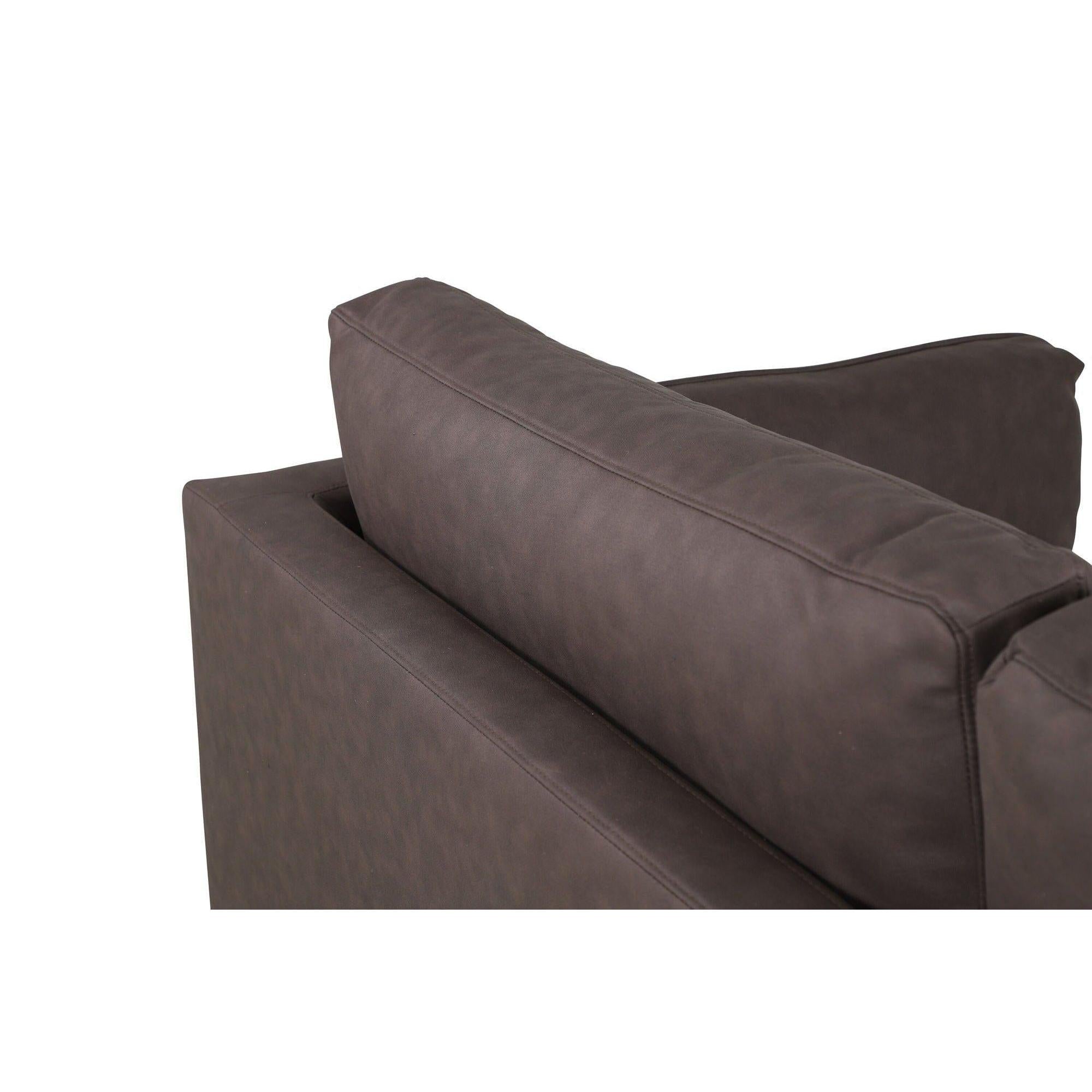 Boom 2 - Sitzer Sofa in Mikrofaser - BraunEinzelsofas