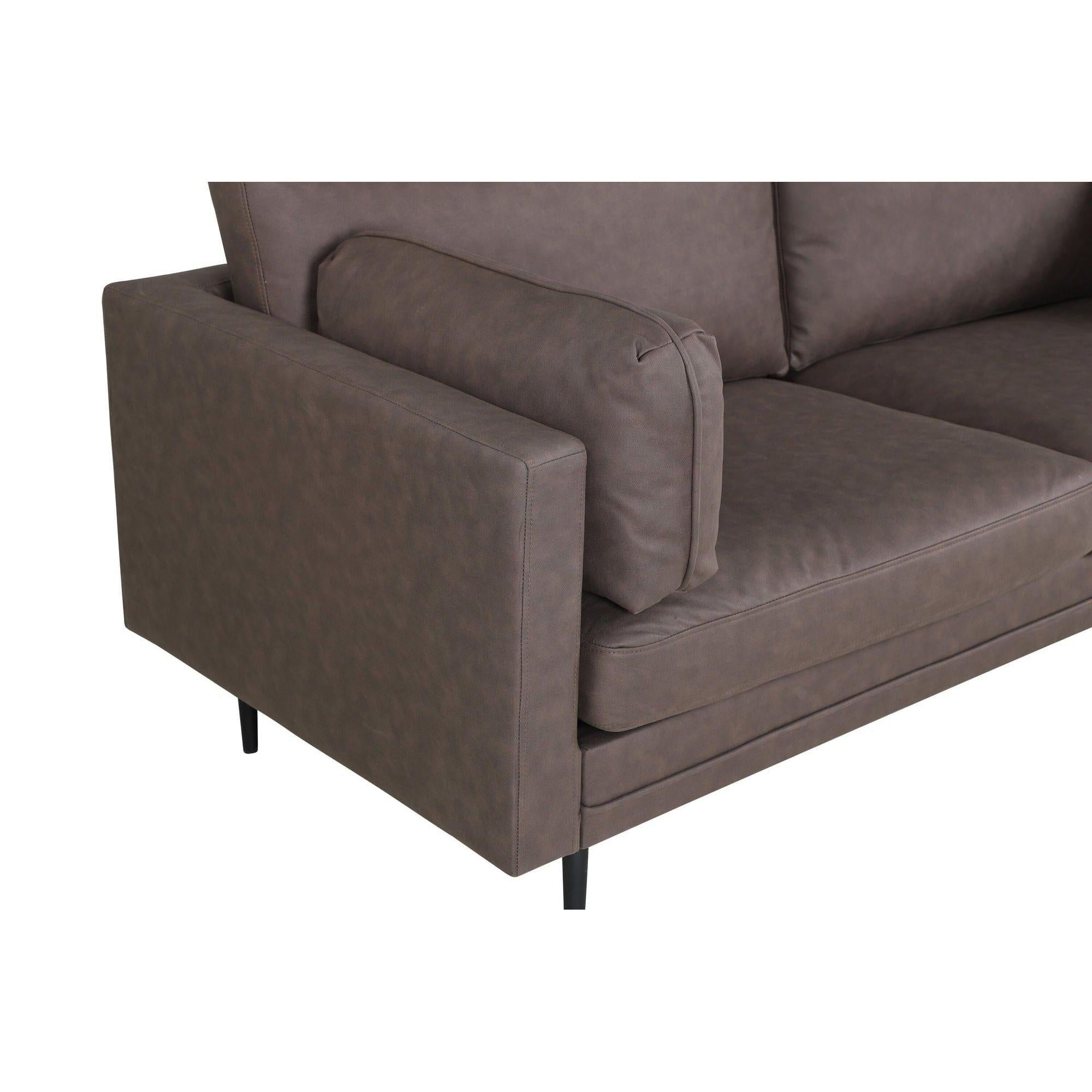 Boom 2 - Sitzer Sofa in Mikrofaser - BraunEinzelsofas