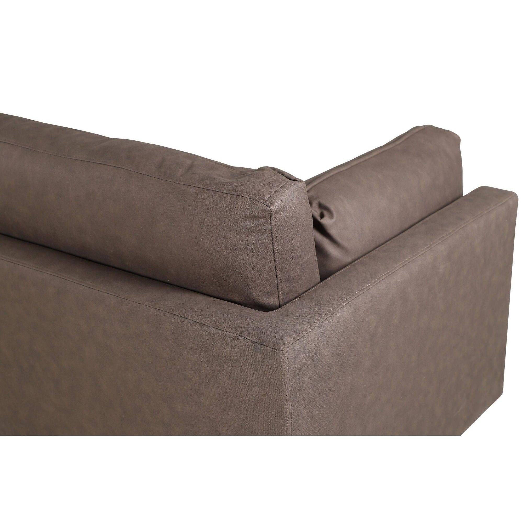 Boom 2 - Sitzer Sofa in Mikrofaser - BraunEinzelsofas