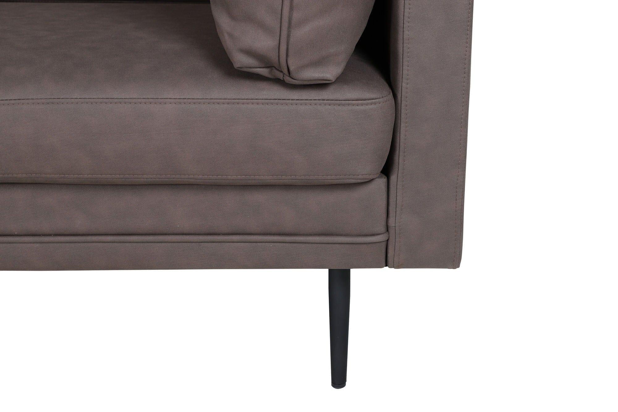 Boom 2 - Sitzer Sofa in Mikrofaser - BraunEinzelsofas