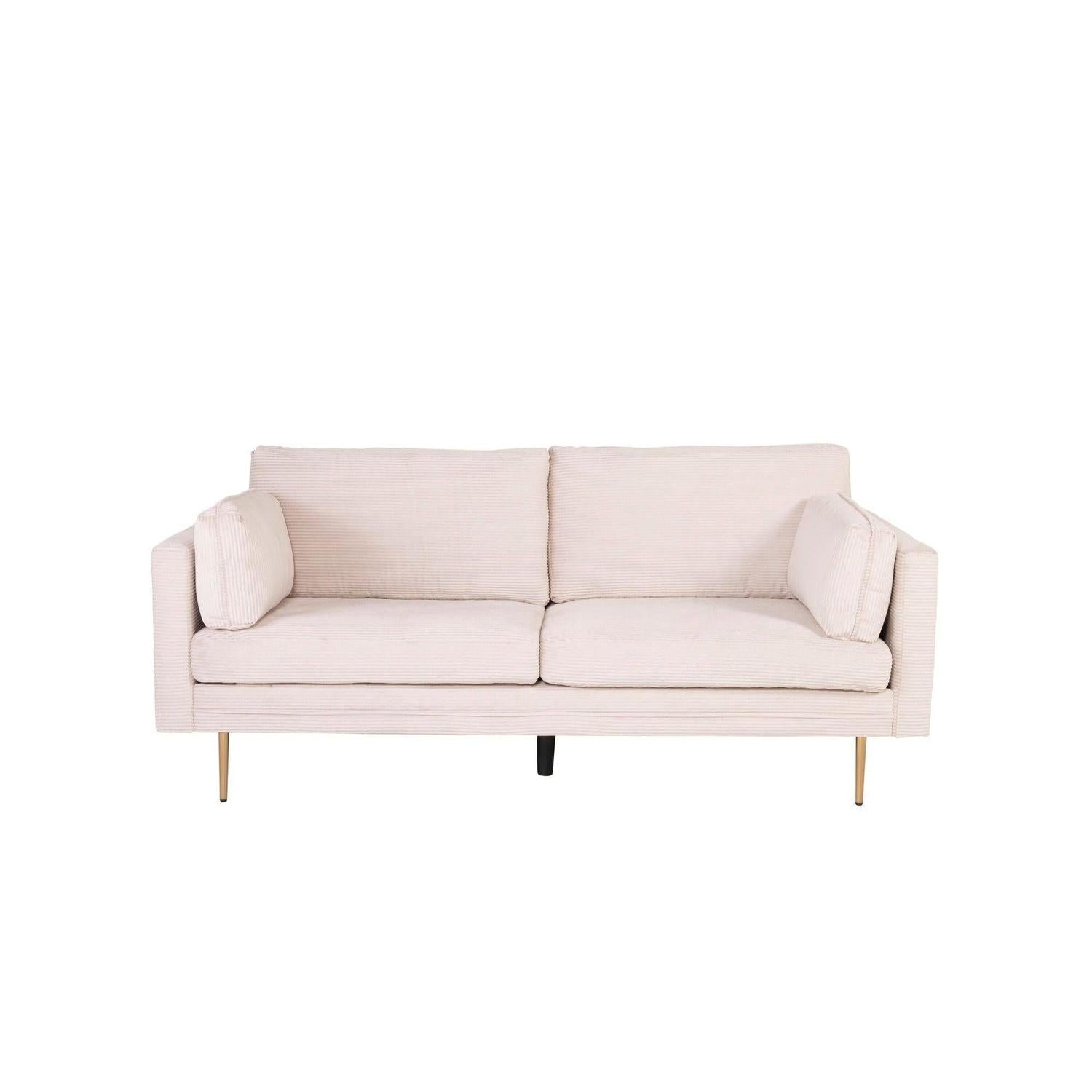Boom 3 - Sitzer Sofa aus Kord - BeigeEinzelsofas