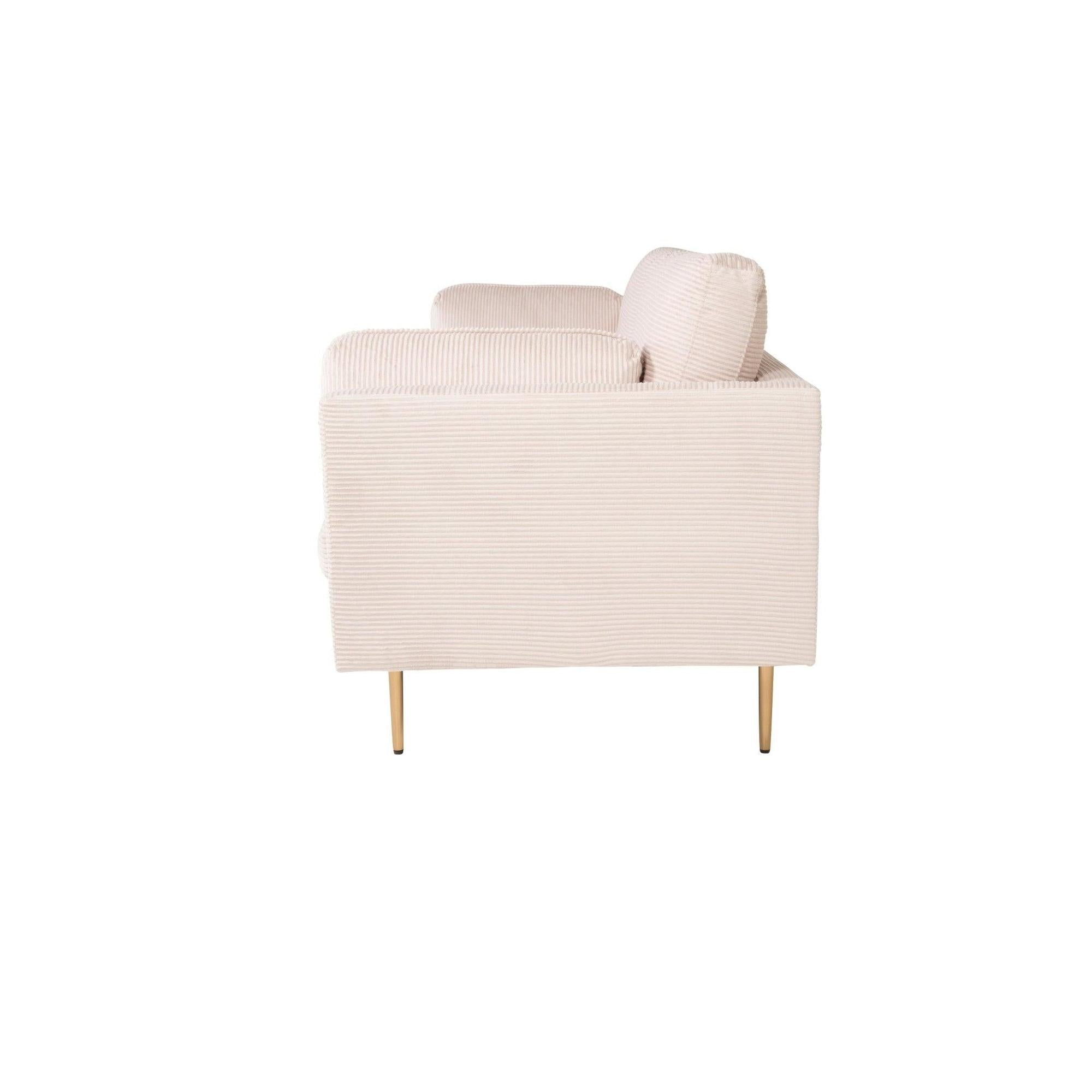 Boom 3 - Sitzer Sofa aus Kord - BeigeEinzelsofas
