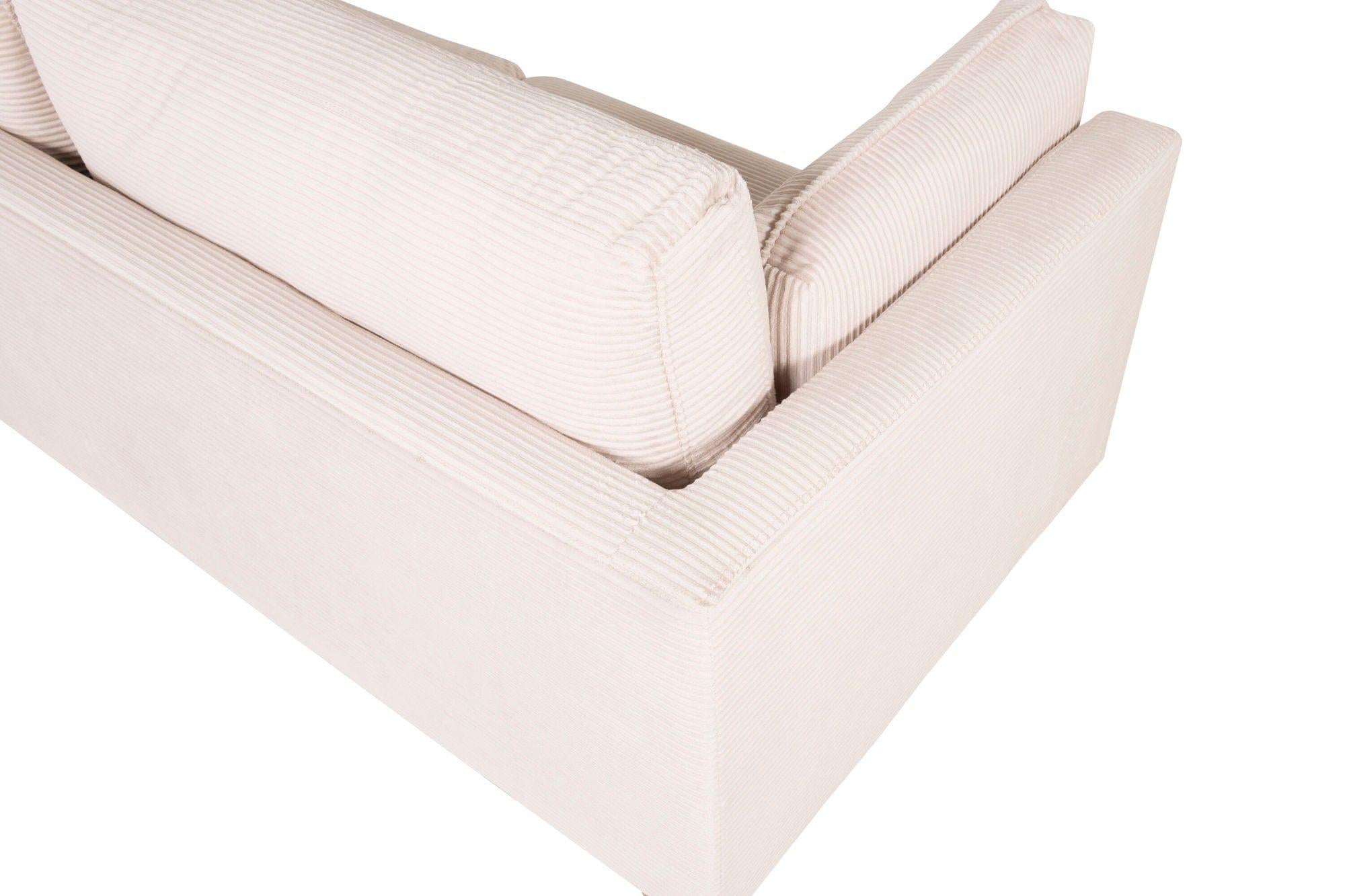 Boom 3 - Sitzer Sofa aus Kord - BeigeEinzelsofas