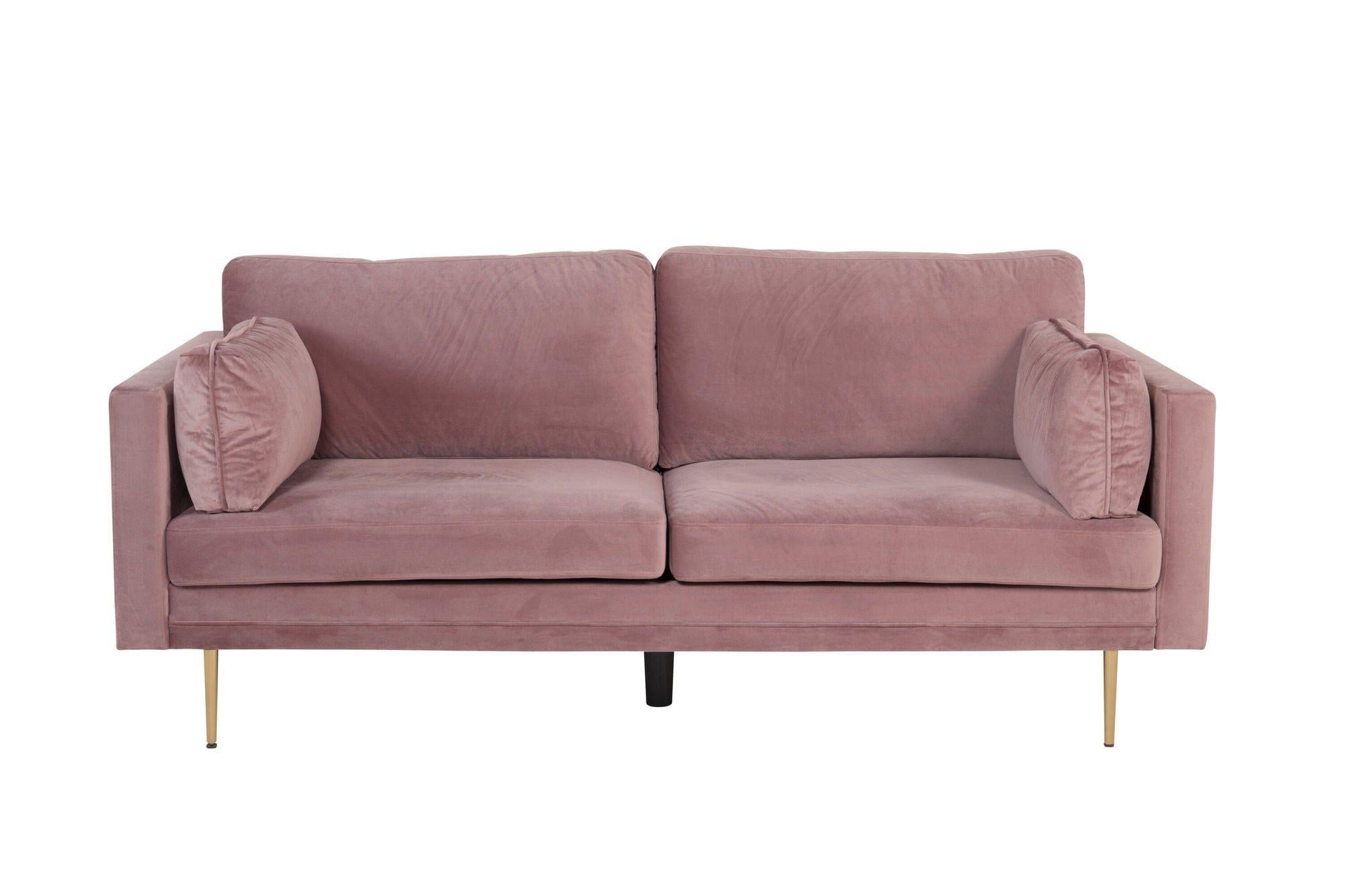 Boom 3 - Sitzer Sofa aus Samt - AltrosaEinzelsofas