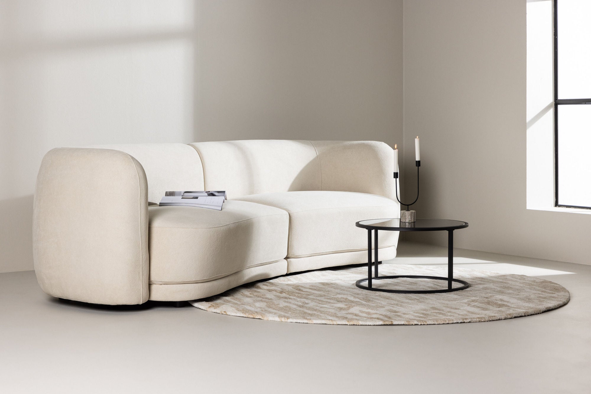 Cielo 3 - Sitzer Sofa - BeigeEinzelsofas