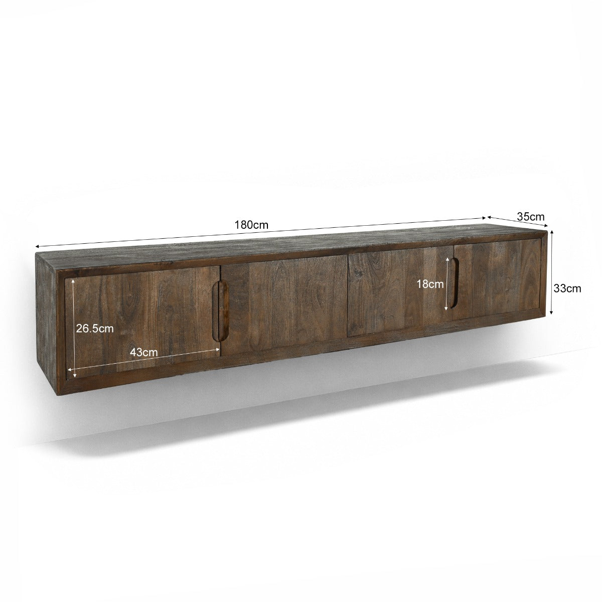 Cortez Schwebend 180 cm-Livingfurn-le canapé