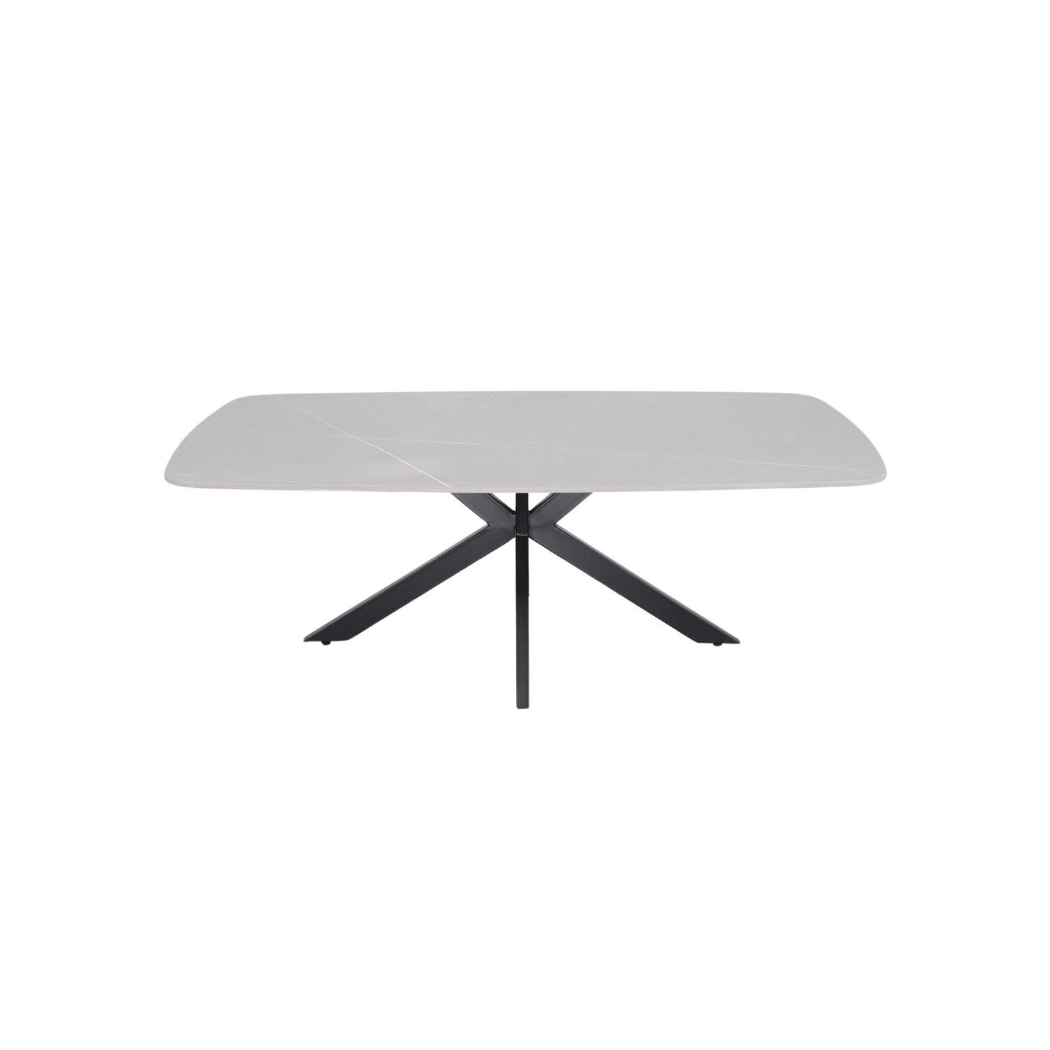 Couchtisch Apollo 130cm Oval mit Steinplatte - Grau-Couchtisch-Rousseau-le canapé