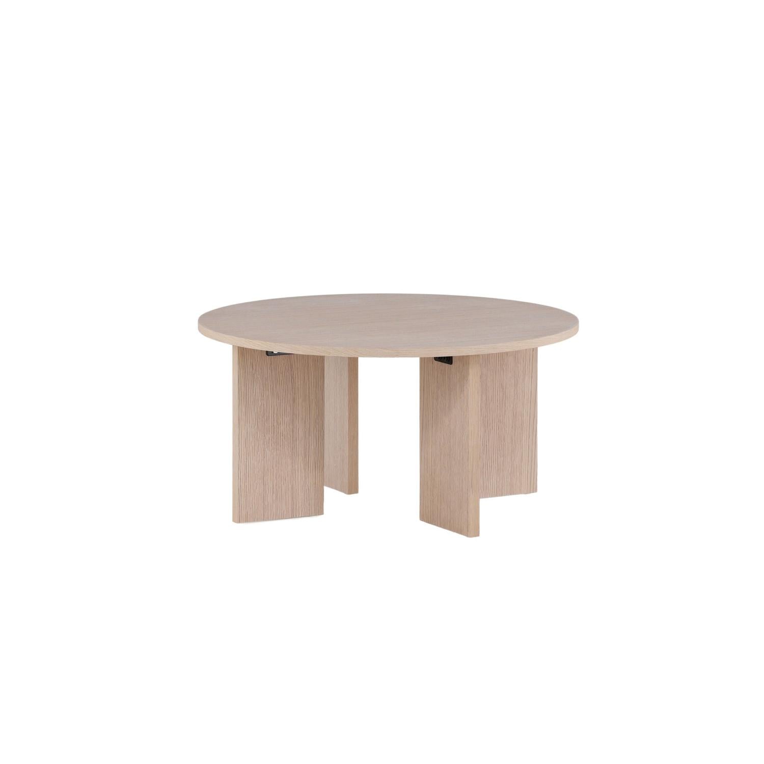Couchtisch Askerön Ø80cm - Cremeweiß-Couchtische-Vind-le canapé